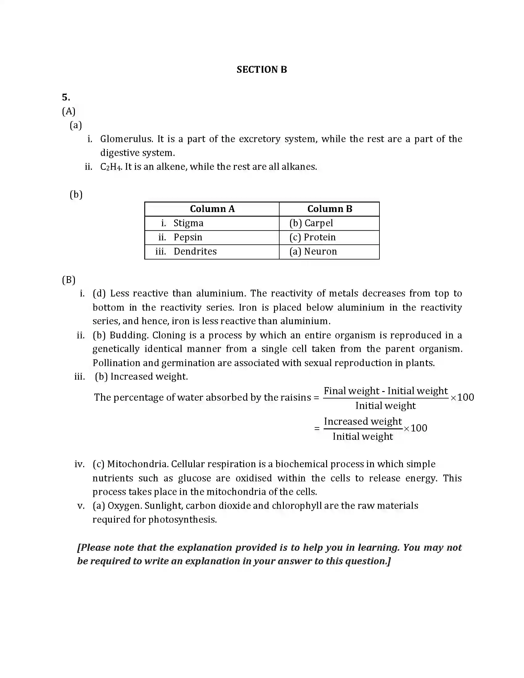 Maharashtra Board Class 10th 2014 Science & Technology - 2014 Previous Year Paper 13