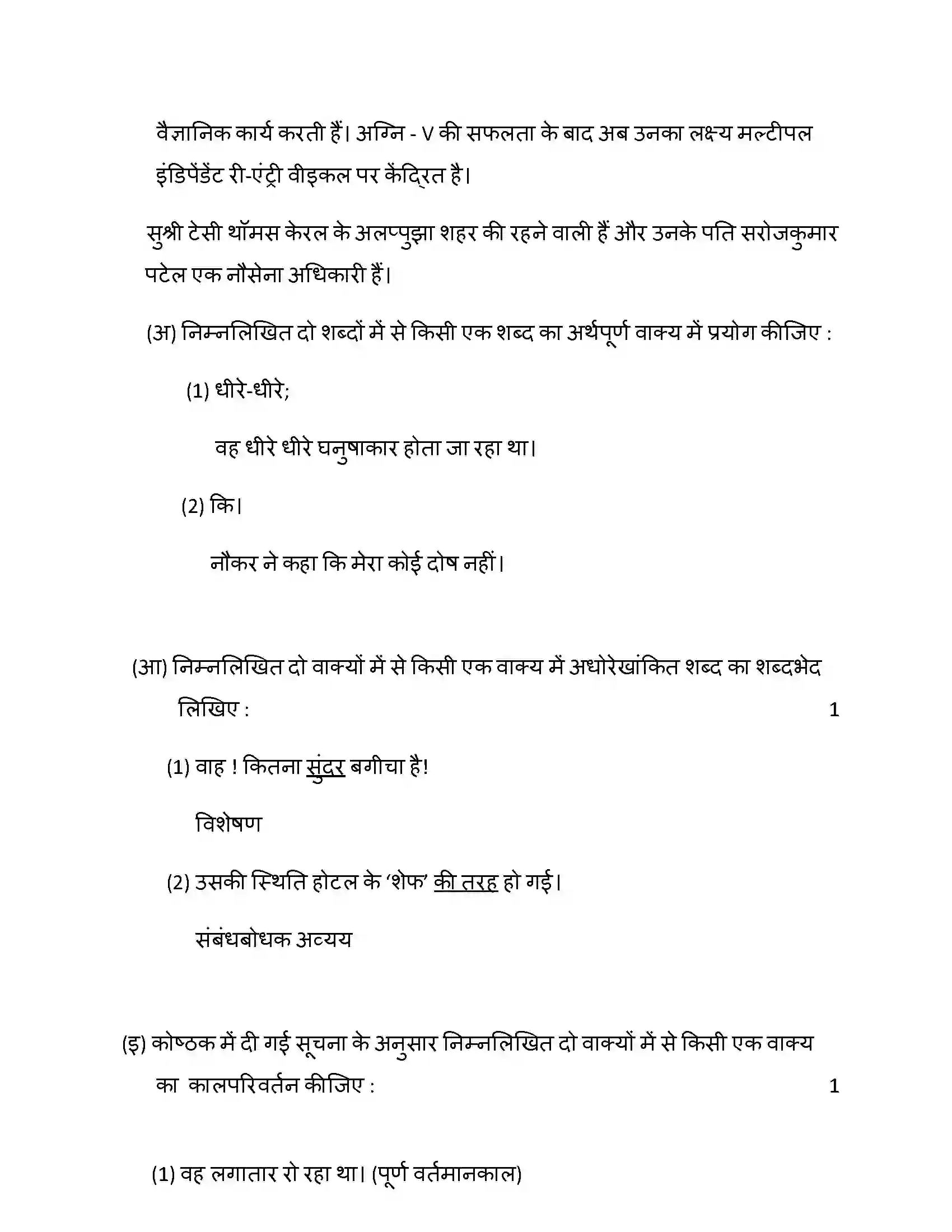 Maharashtra Board Class 10th 2014 Hindi - 2014 Previous Year Paper 28