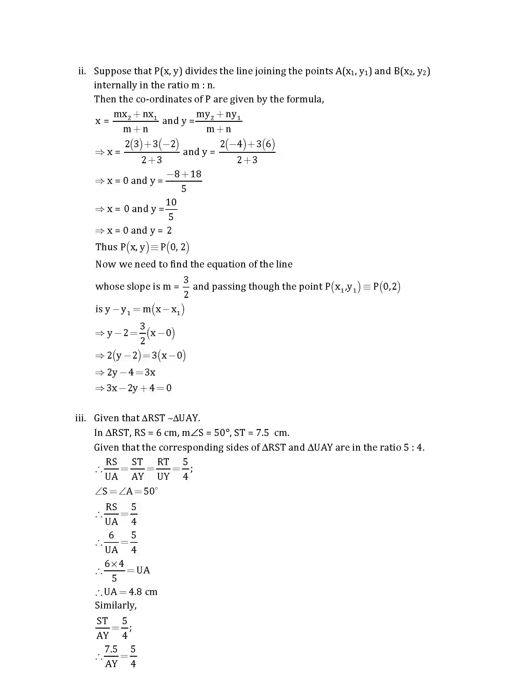 Maharashtra Board Class 10th 2015 Mathematics Geometry - 2015 Previous Year Paper 13