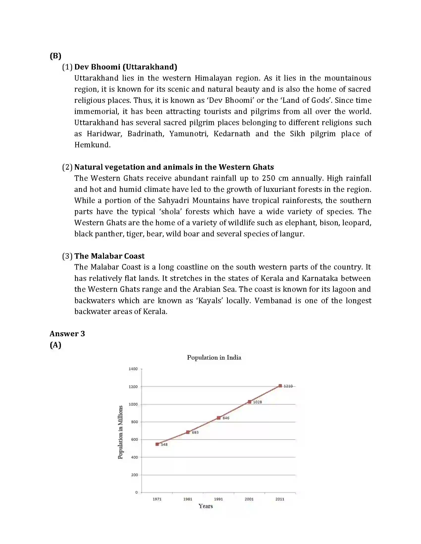 Maharashtra Board Class 10th 2015 Geography & Economics - 2015 Previous Year Paper 5