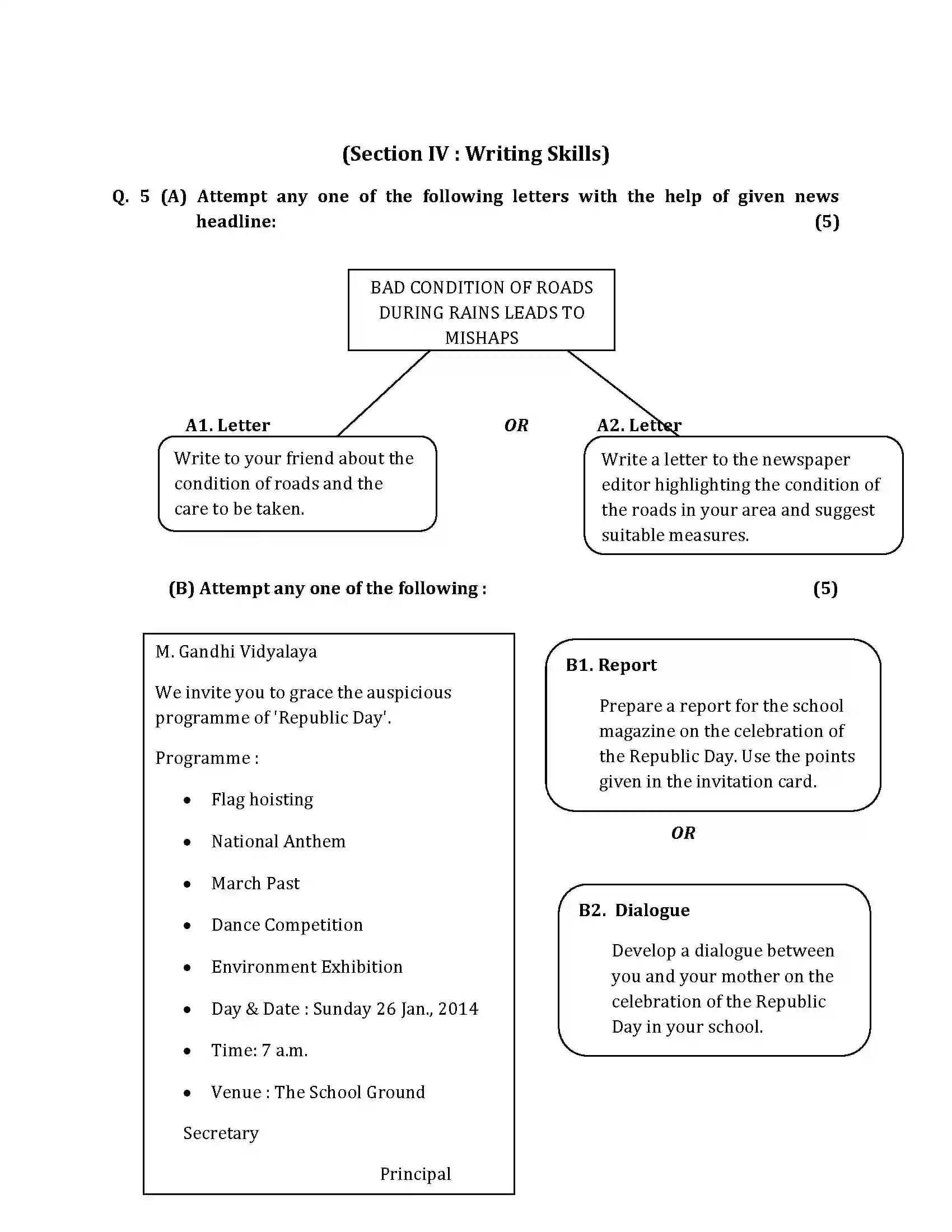 Maharashtra Board Class 10th 2015 English - 2015 Previous Year Paper 12