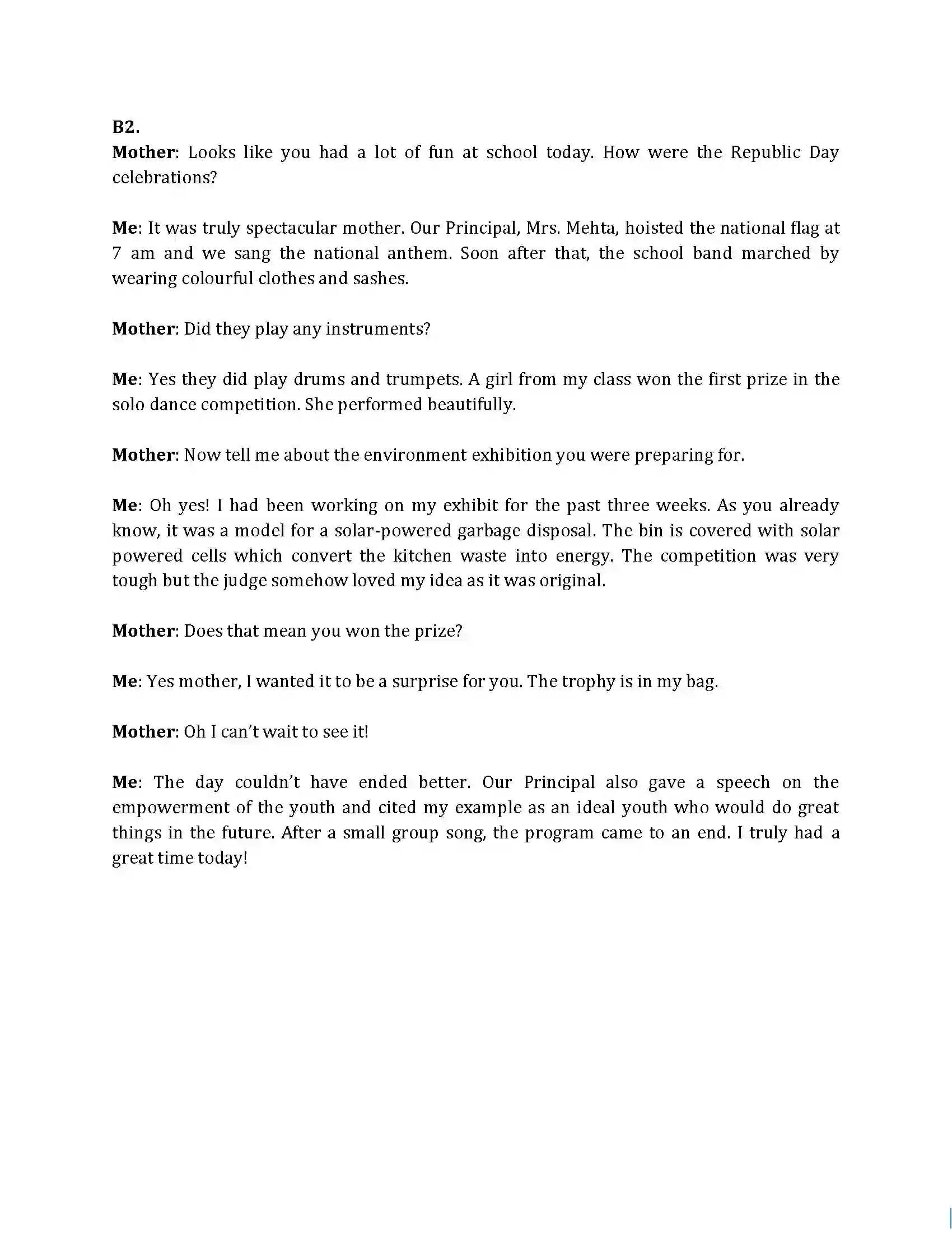 Maharashtra Board Class 10th 2015 English - 2015 Previous Year Paper 23