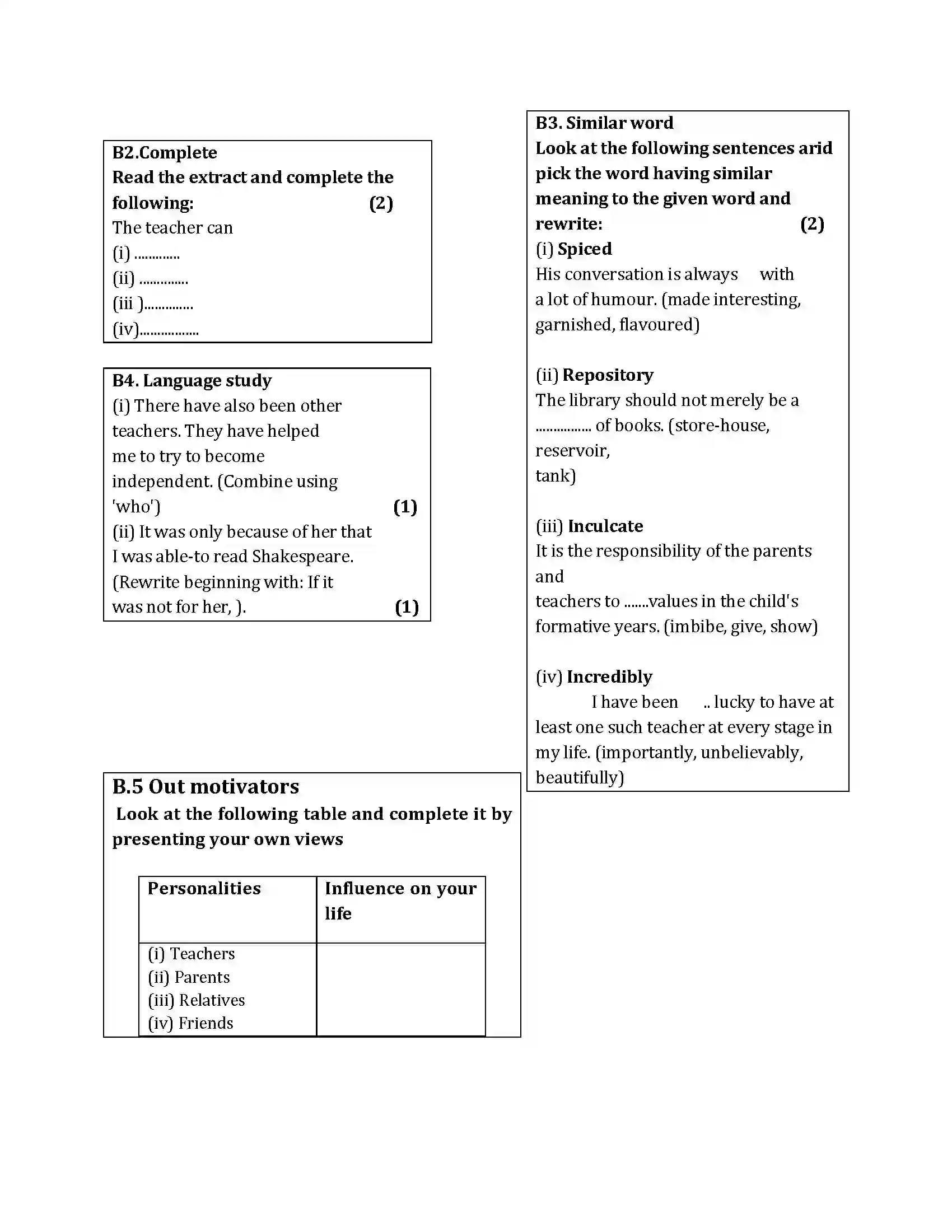 Maharashtra Board Class 10th 2015 English - 2015 Previous Year Paper 4