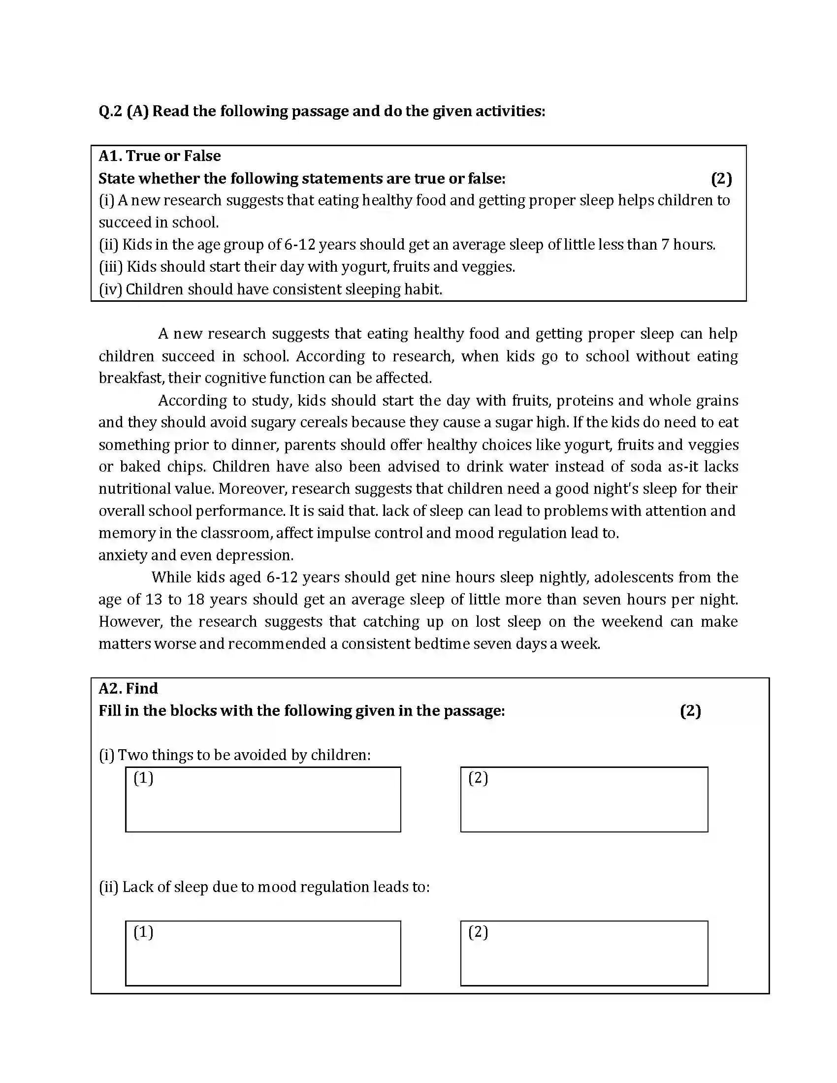 Maharashtra Board Class 10th 2015 English - 2015 Previous Year Paper 5