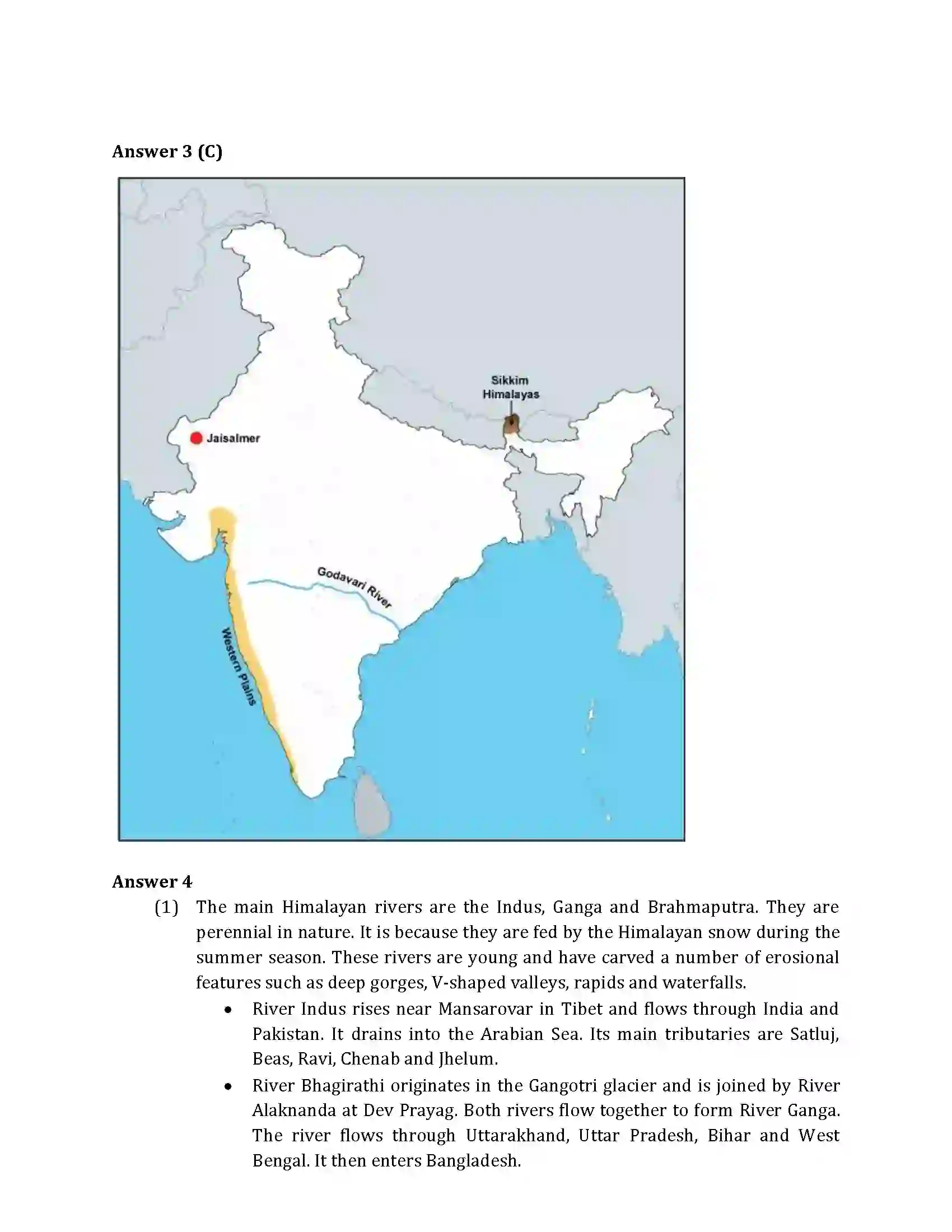 Maharashtra Board Class 10th 2017 Geography & Economics - 2017 Previous Year Paper 6