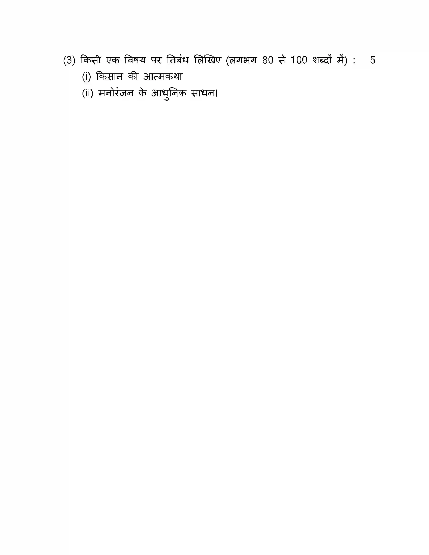 Maharashtra Board Class 10th 2017 Hindi - 2017 Previous Year Paper 13