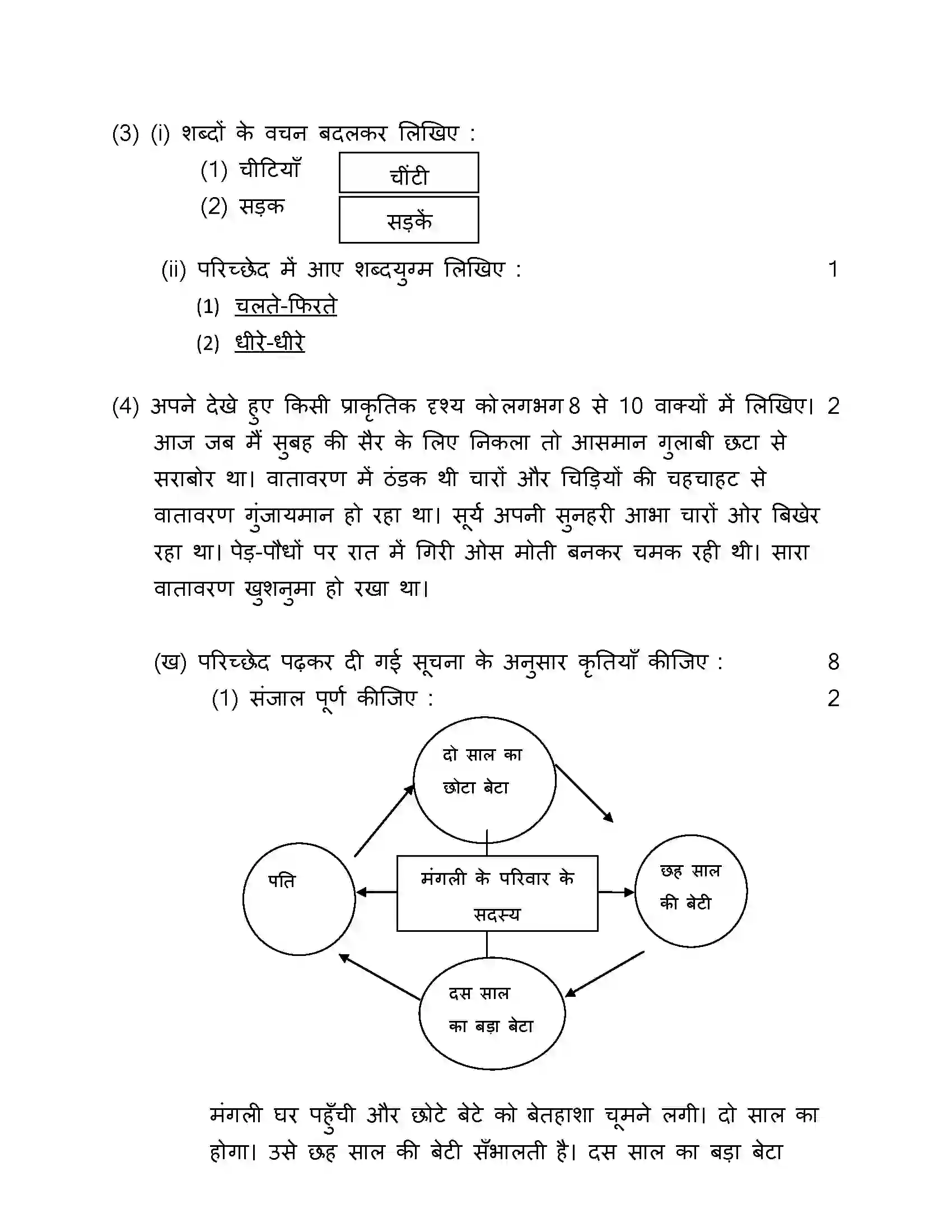 Maharashtra Board Class 10th 2017 Hindi - 2017 Previous Year Paper 16