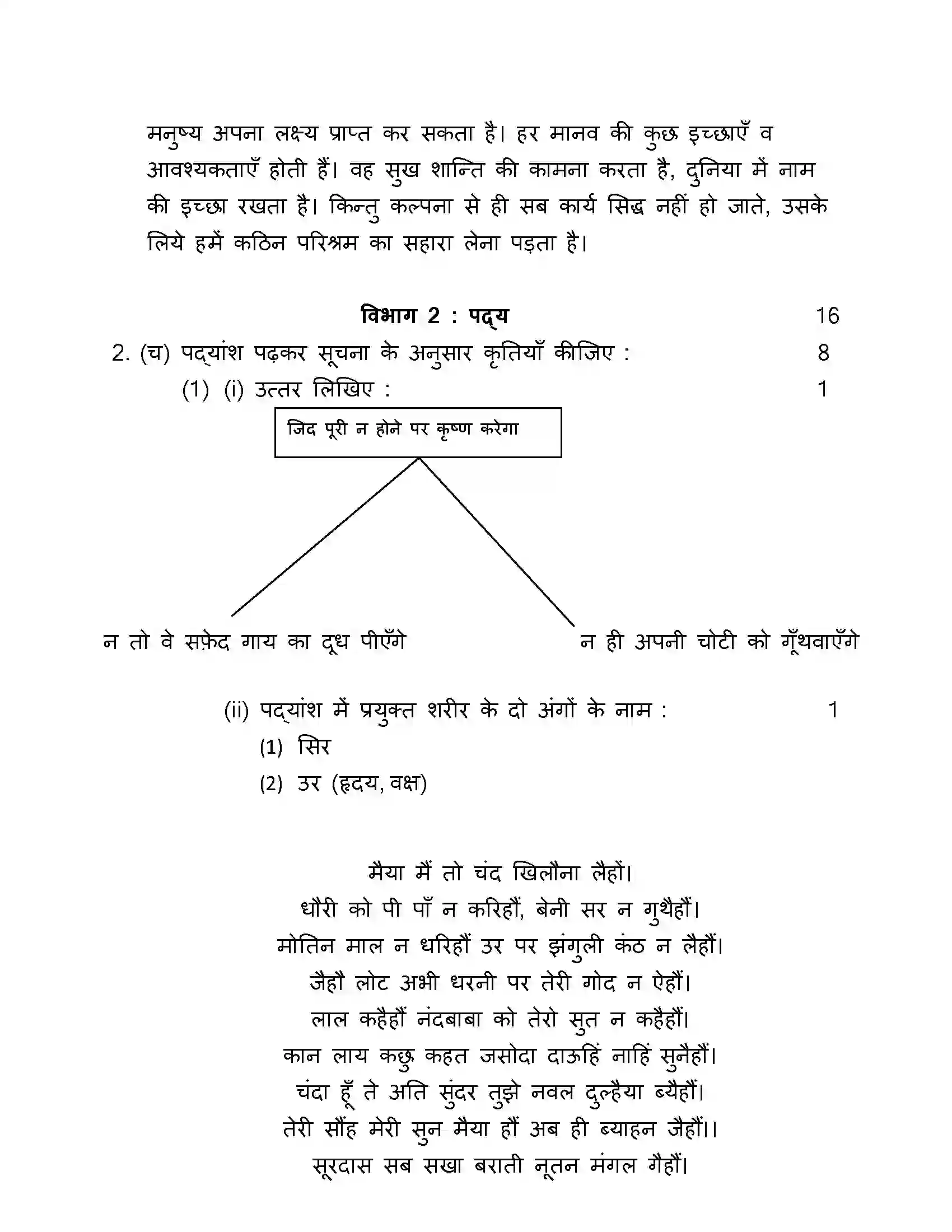 Maharashtra Board Class 10th 2017 Hindi - 2017 Previous Year Paper 20