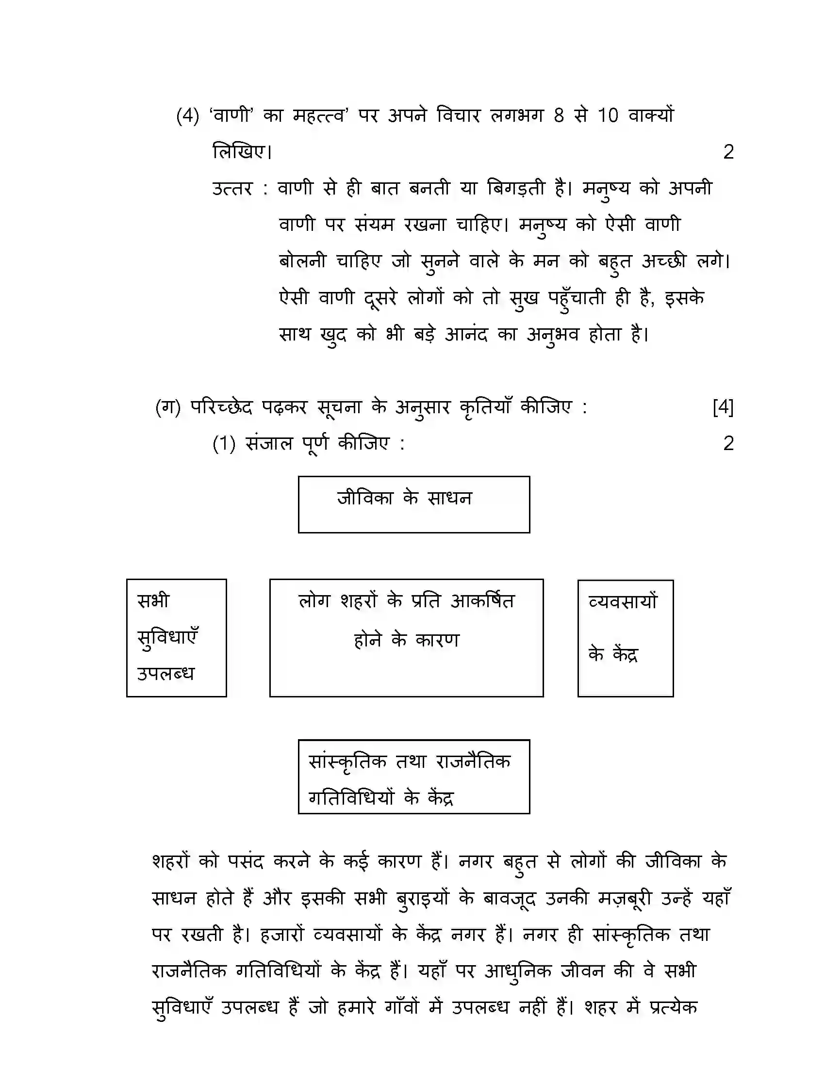 Maharashtra Board Class 10th 2018 Hindi - 2018 Previous Year Paper 20