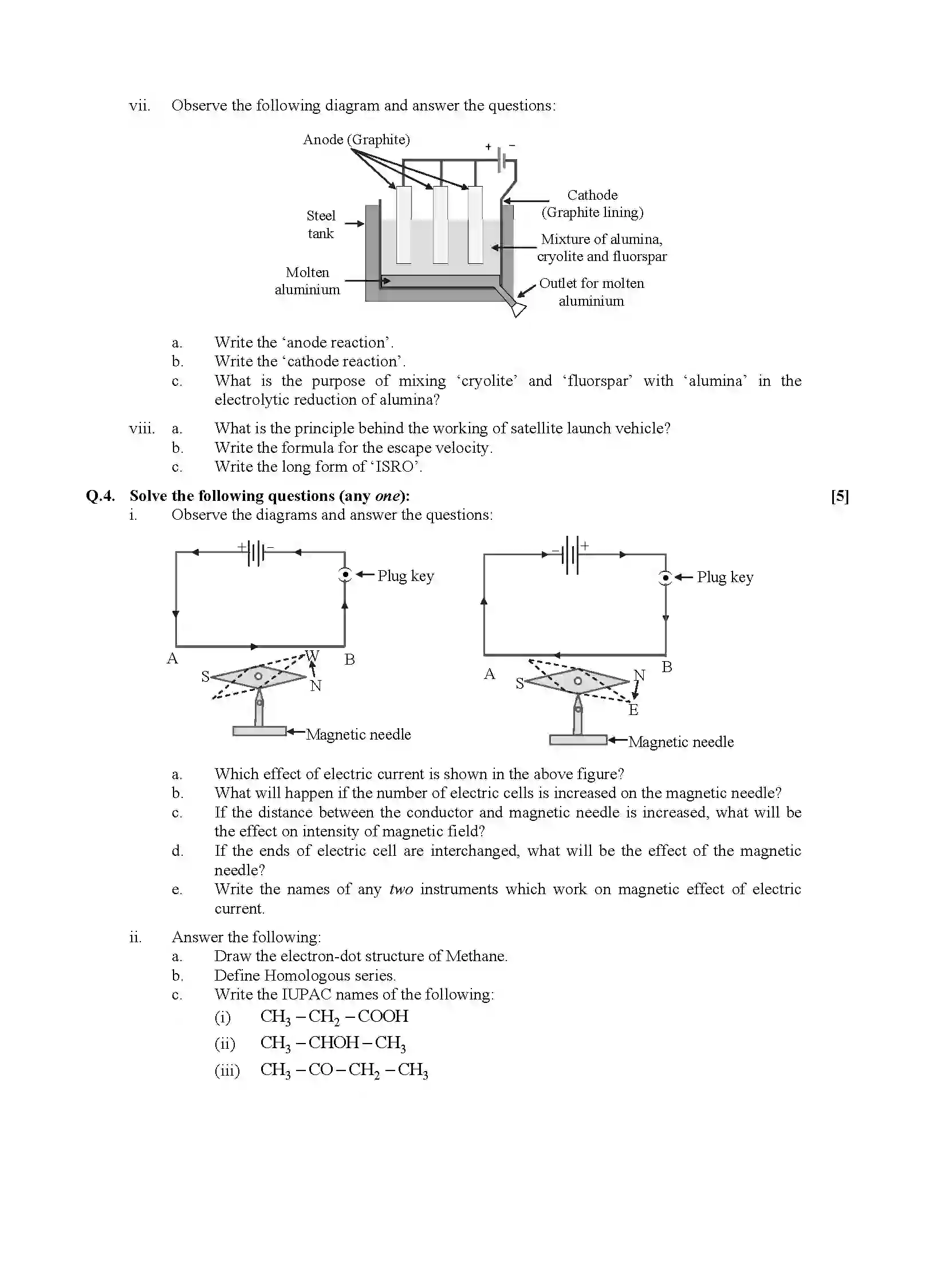 Maharashtra Board Class 10th 2020 Science & Technology - July 2020 - Paper-1 Previous Year Paper 3