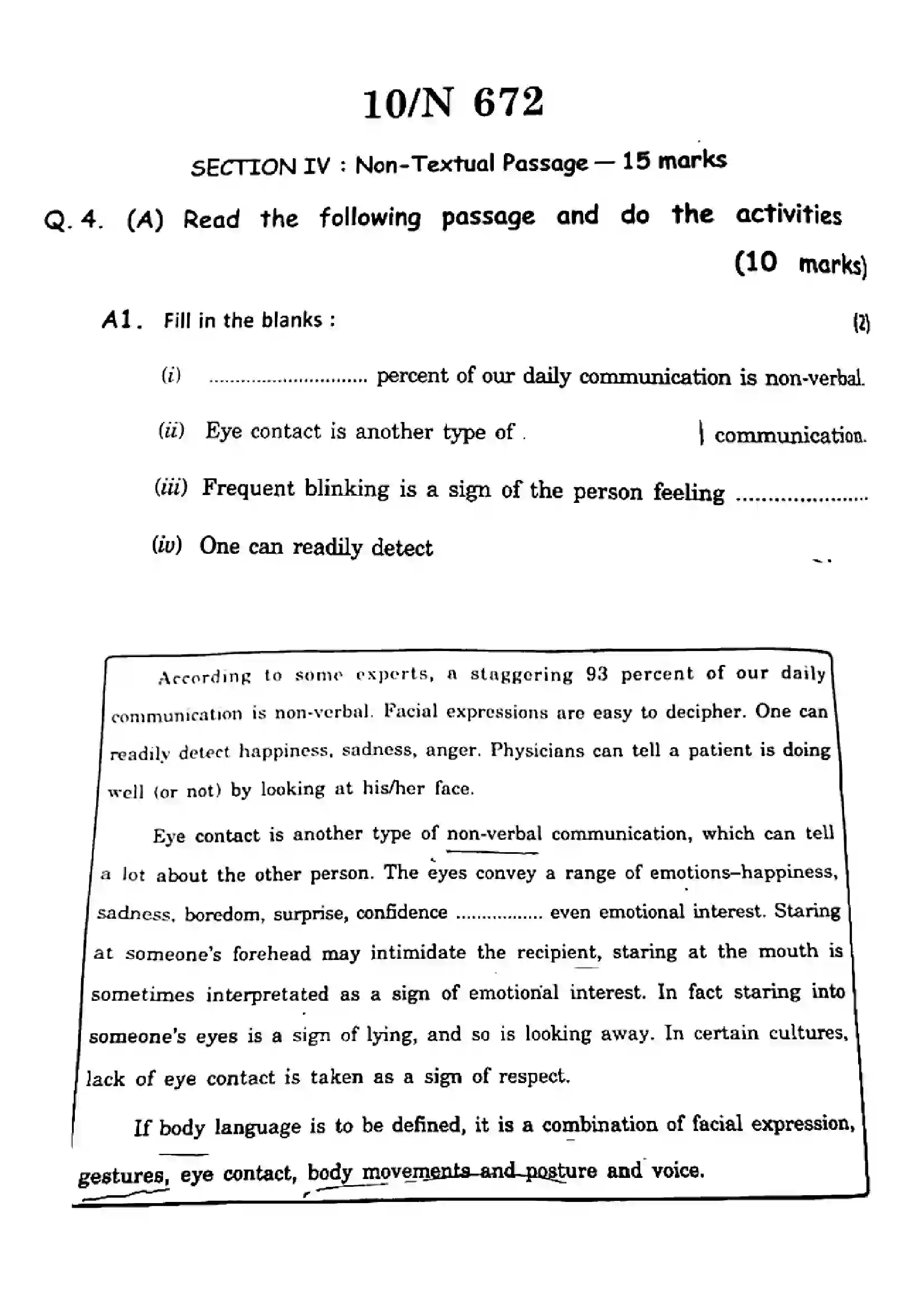 Maharashtra Board Class 10th 2022 English Previous Year Paper 10