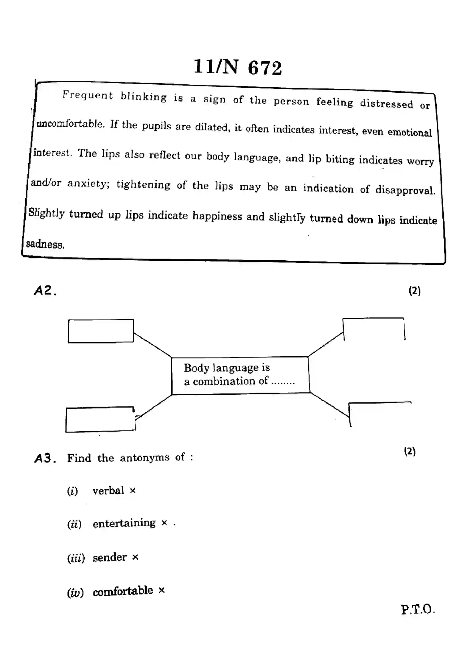 Maharashtra Board Class 10th 2022 English Previous Year Paper 11
