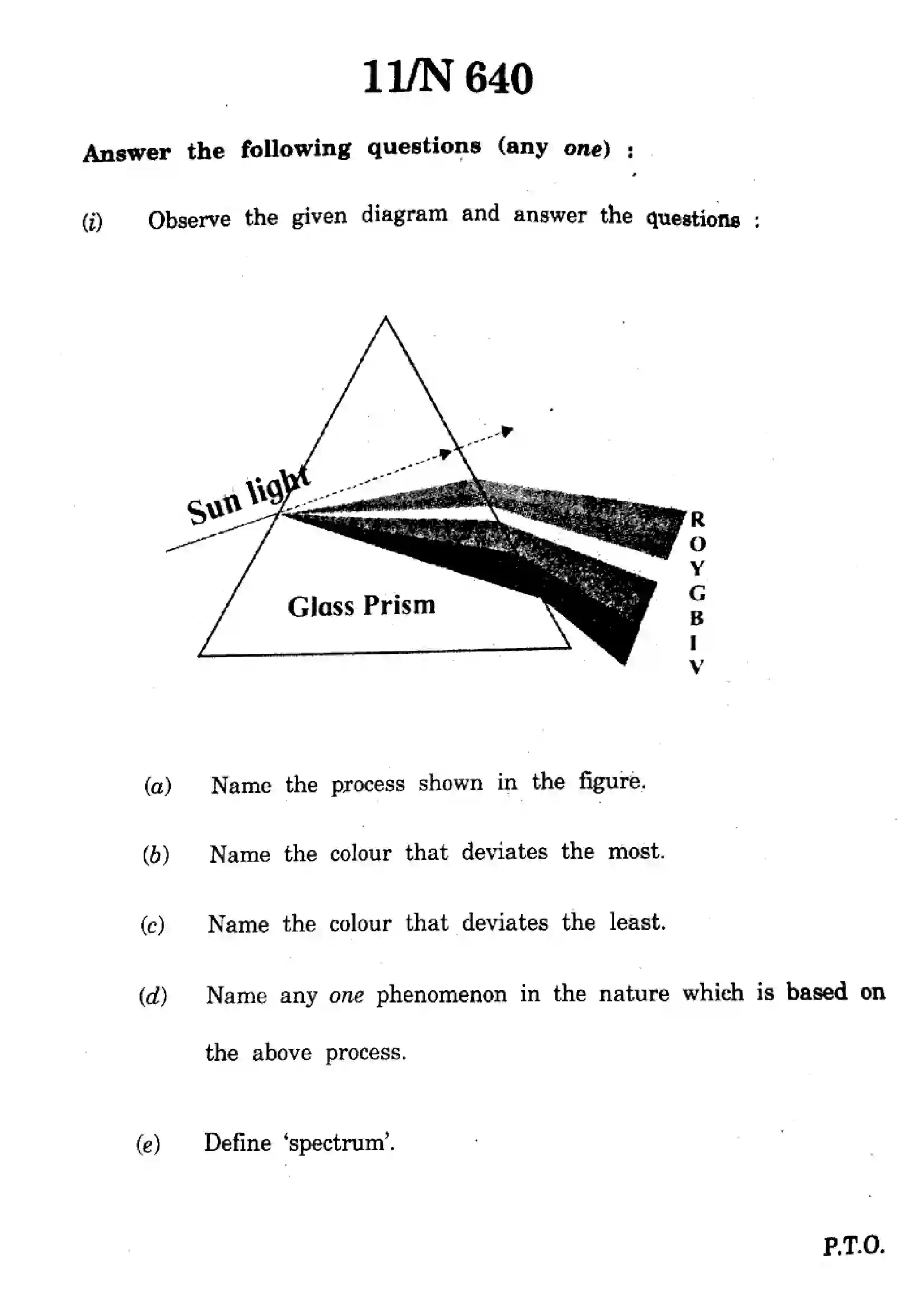 Maharashtra Board Class 10th 2024 Science And Technology - (72) - (N-640) Previous Year Paper 11