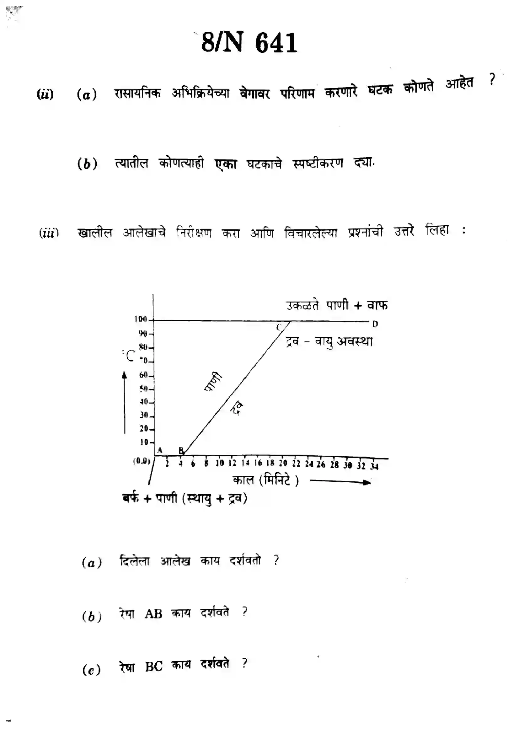 Maharashtra Board Class 10th 2024 Science Previous Year Paper 8