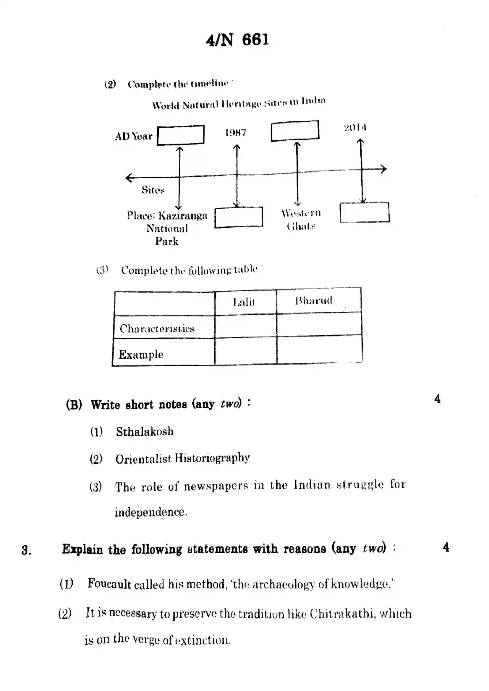 Maharashtra Board Class 10th 2024 Social Sciences (History & Political Science) Previous Year Paper 4