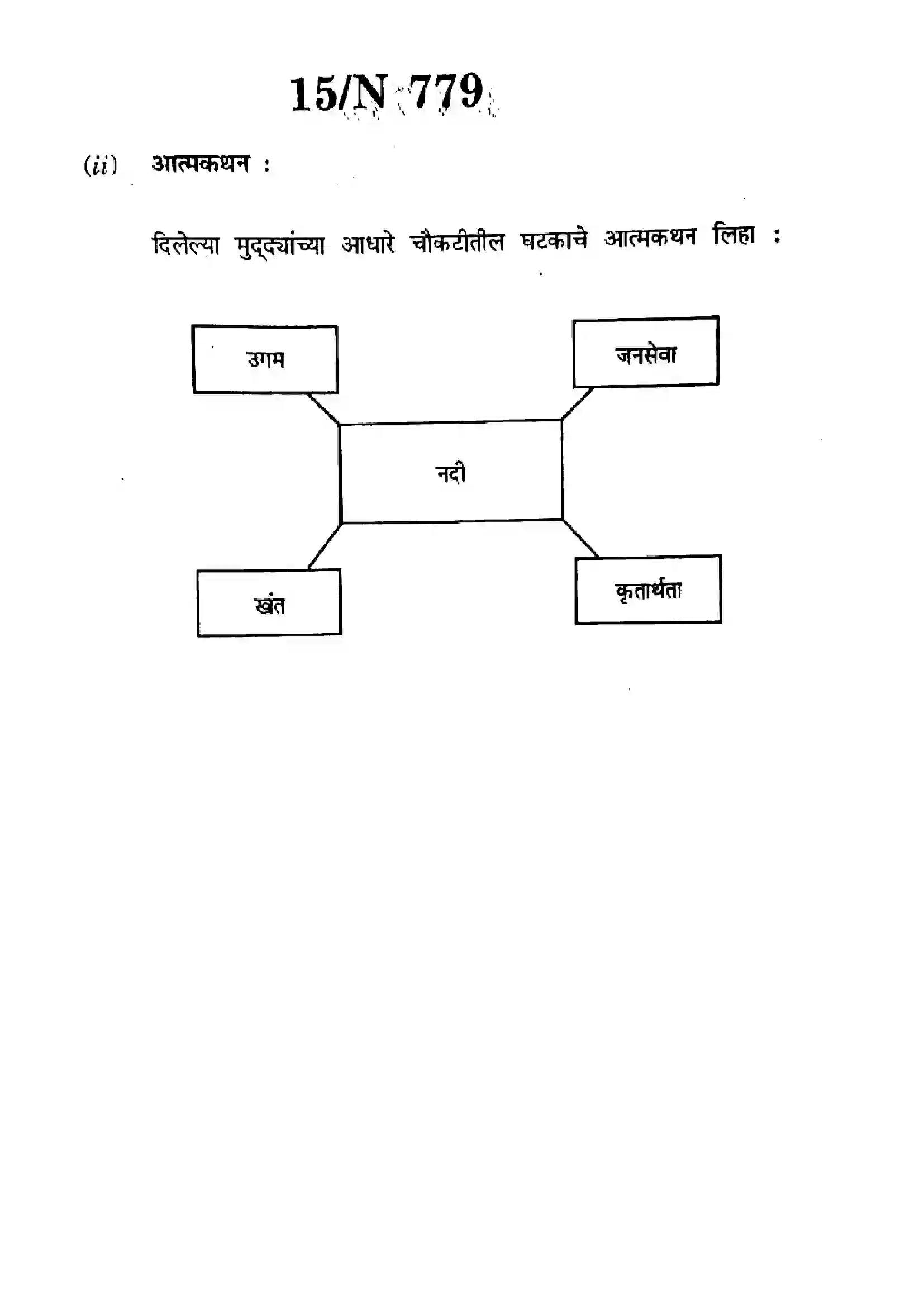 Maharashtra Board Class 10th 2025 Marathi (Composite) (SL & TL) - N-779 Previous Year Paper 15