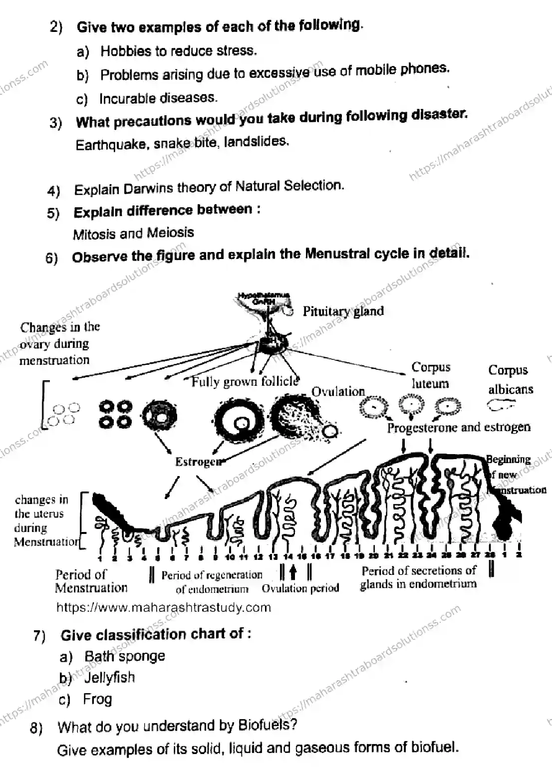 Maharashtra Board Class 10th 2026 PRELIMINARY SCIENCE AND TECHNOLOGY 2 140126 Previous Year Paper 3