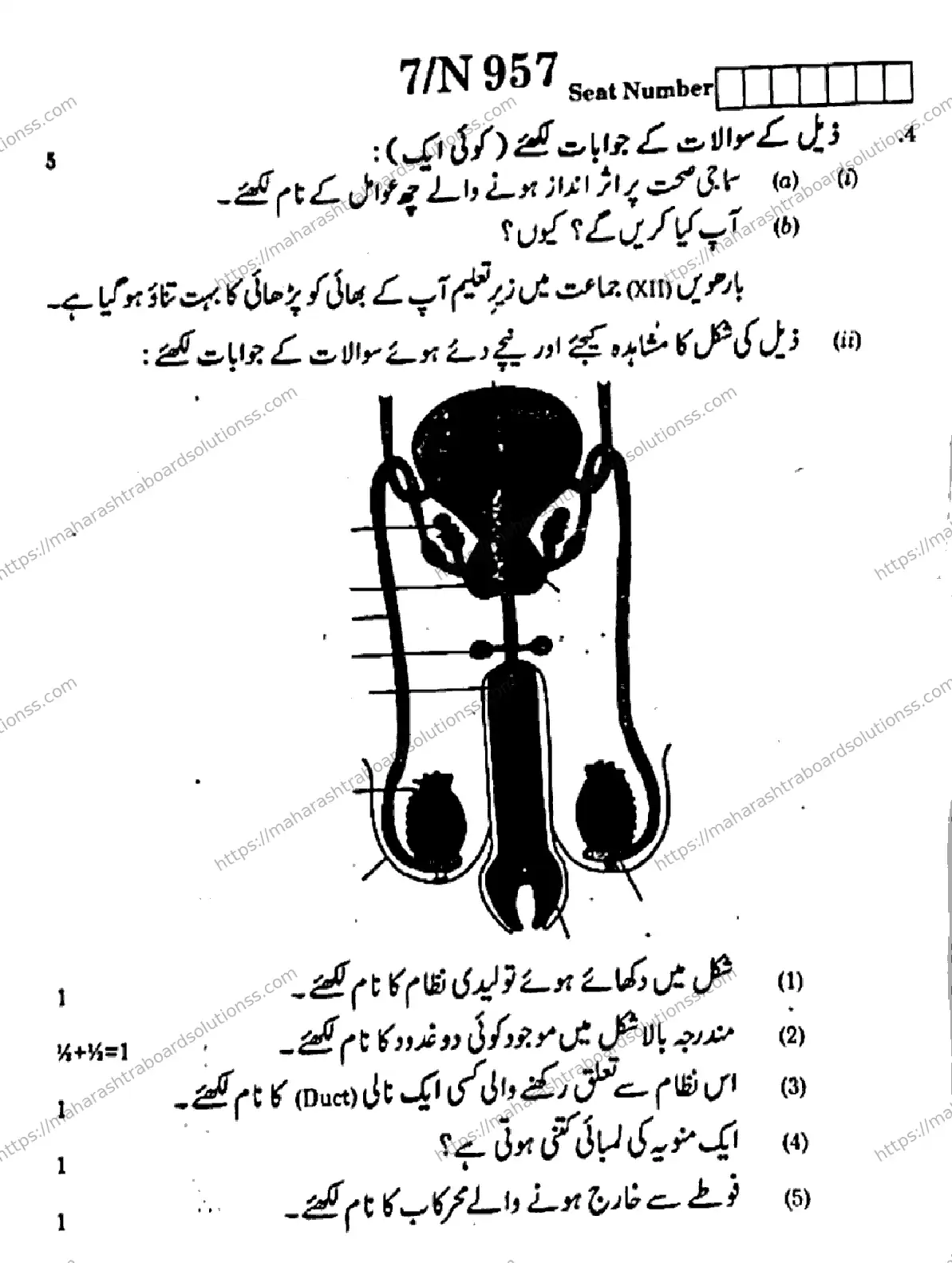 Maharashtra Board Class 10th 2026 SCIENCE AND TECHNOLOGY 72 N 957 Previous Year Paper 7