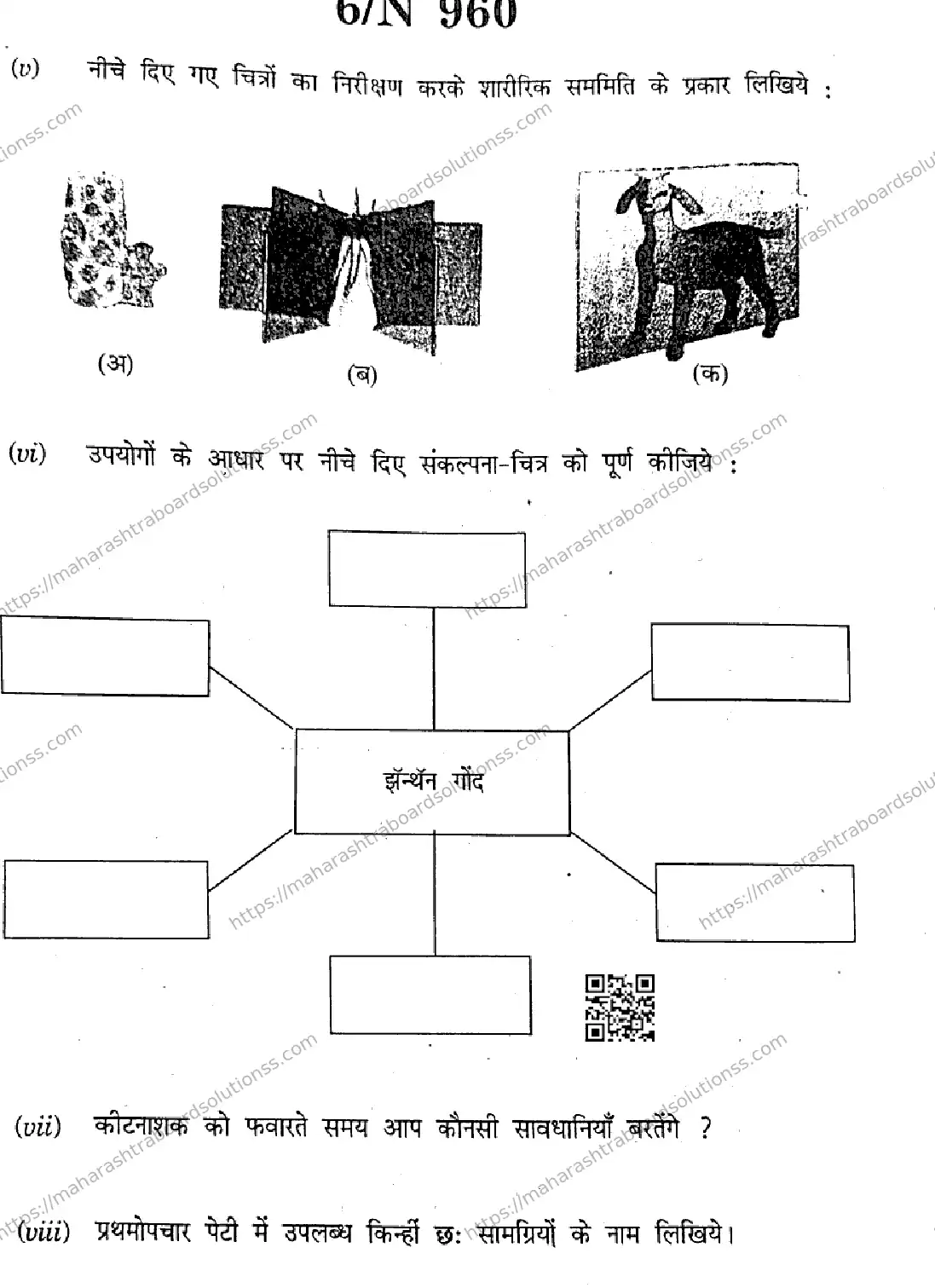 Maharashtra Board Class 10th 2026 SCIENCE AND TECHNOLOGY 72 N 960 Previous Year Paper 6