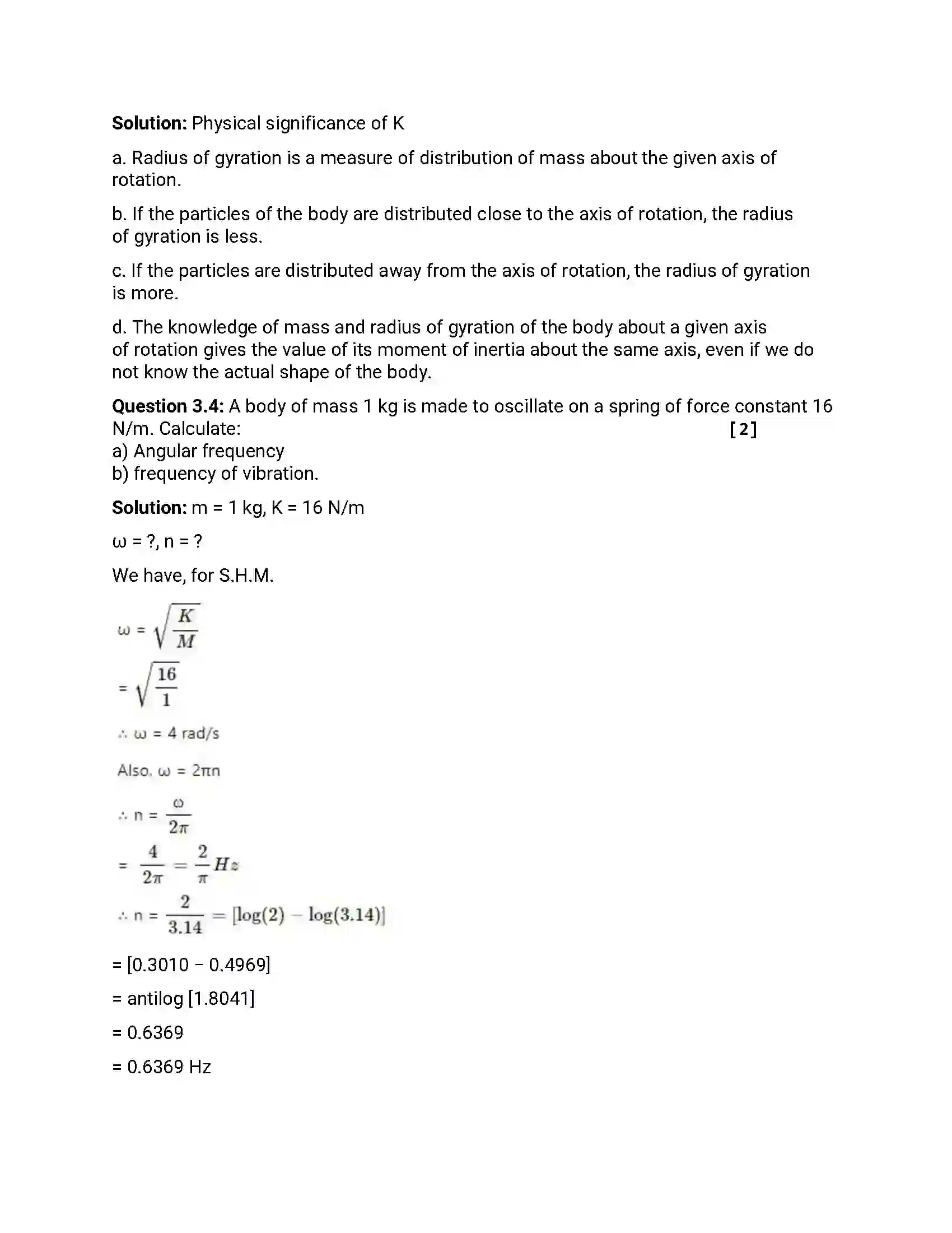 Maharashtra Board Class 12th 2012 Physics - Oct 2012 Previous Year Paper 15