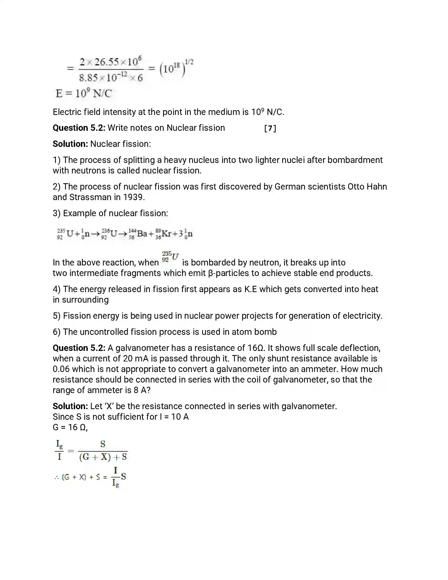 Maharashtra Board Class 12th 2012 Physics - Oct 2012 Previous Year Paper 24