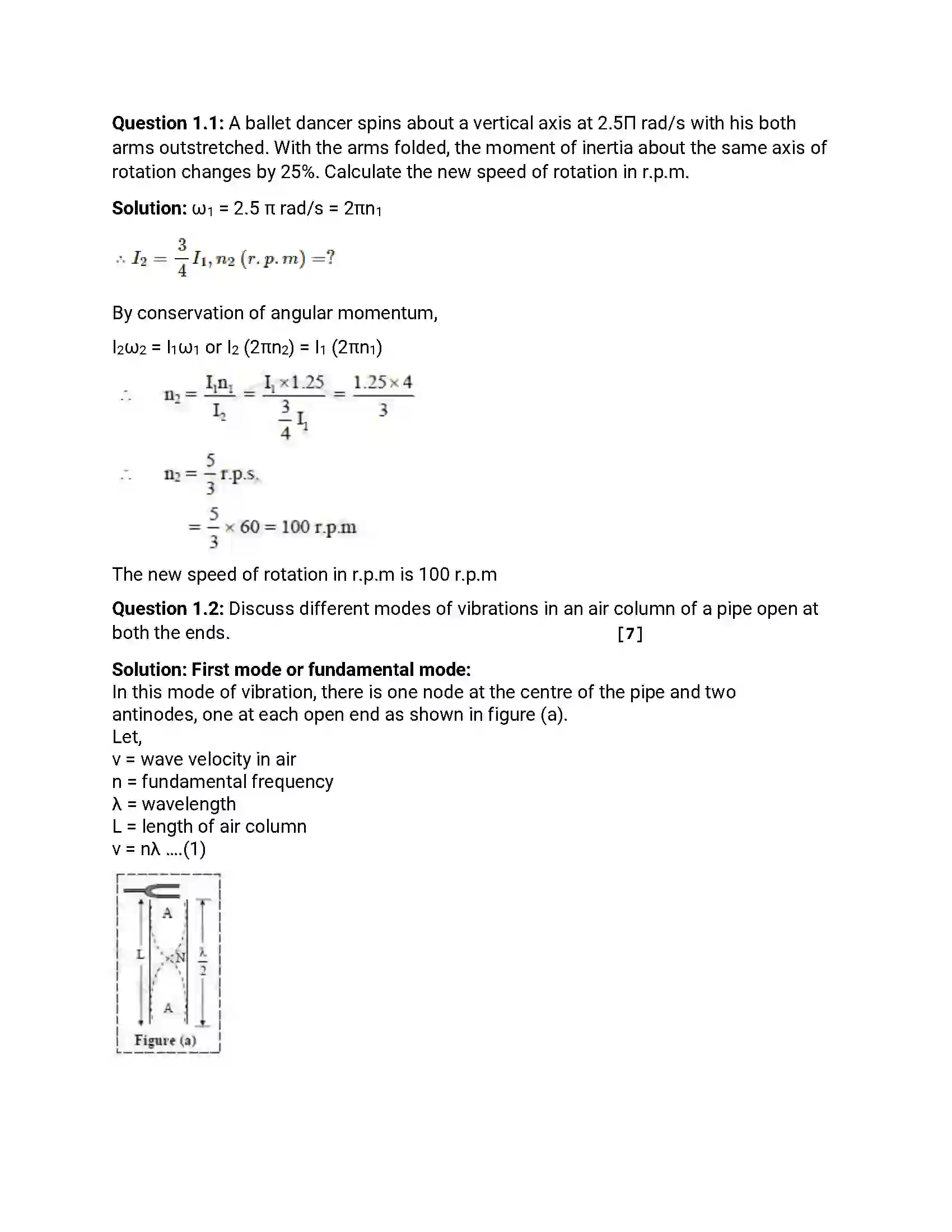 Maharashtra Board Class 12th 2012 Physics - Oct 2012 Previous Year Paper 3