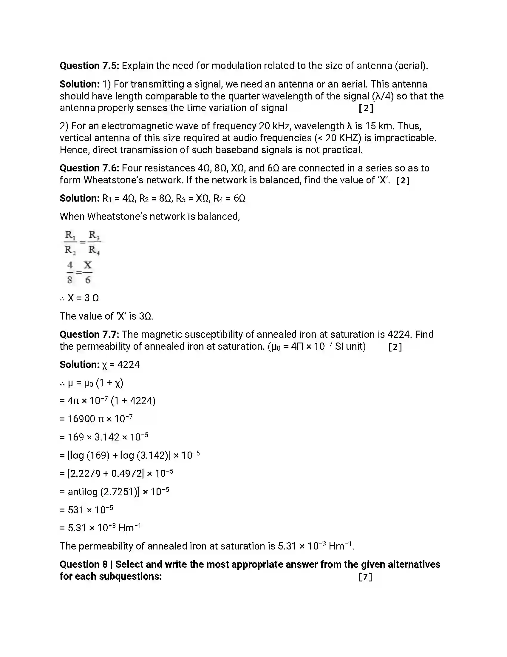 Maharashtra Board Class 12th 2012 Physics - Oct 2012 Previous Year Paper 31