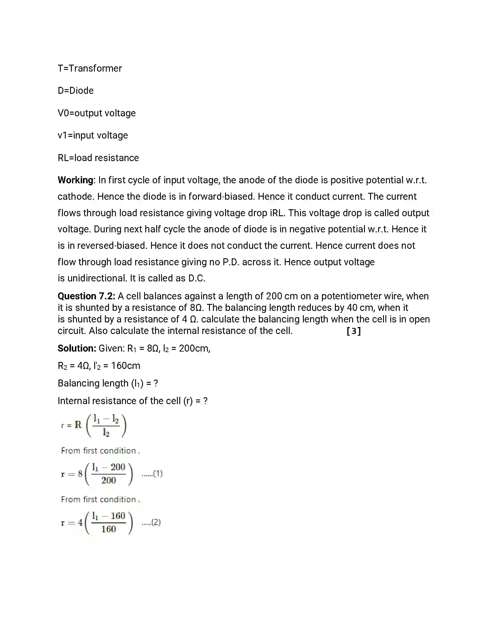 Maharashtra Board Class 12th 2013 Physics - March 2013 Previous Year Paper 20