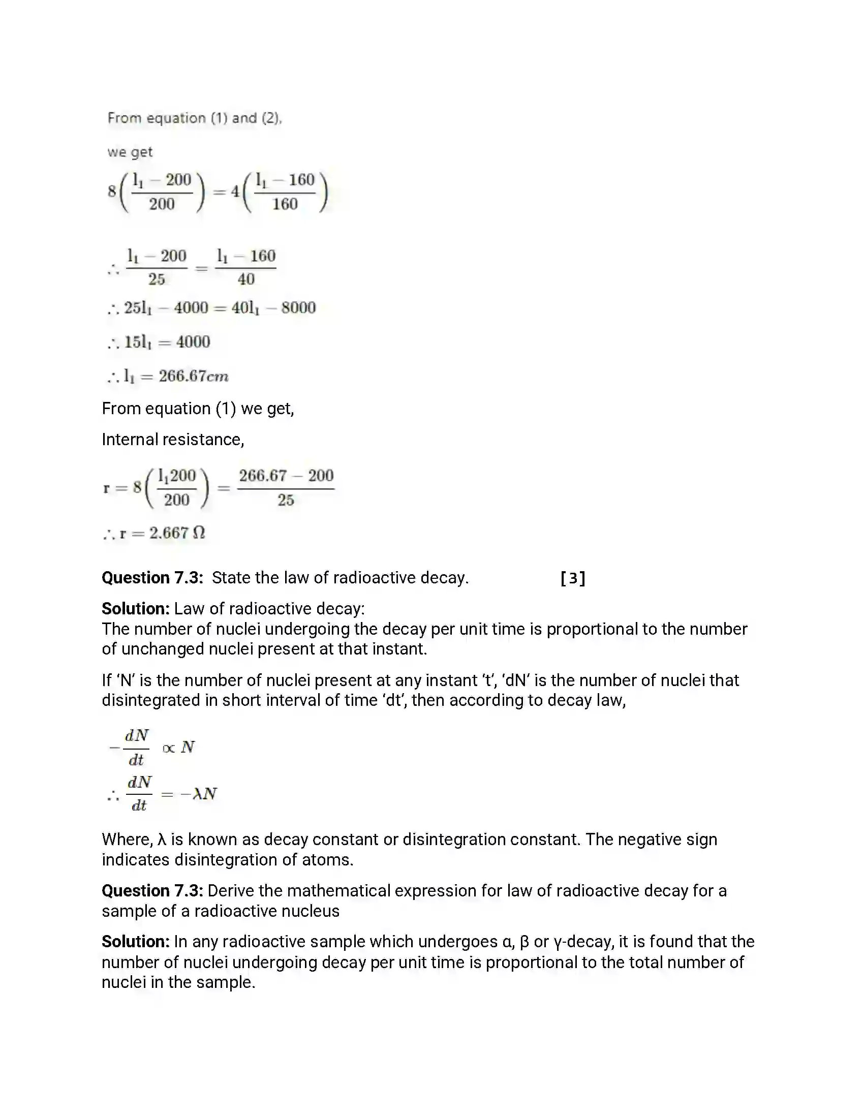 Maharashtra Board Class 12th 2013 Physics - March 2013 Previous Year Paper 21