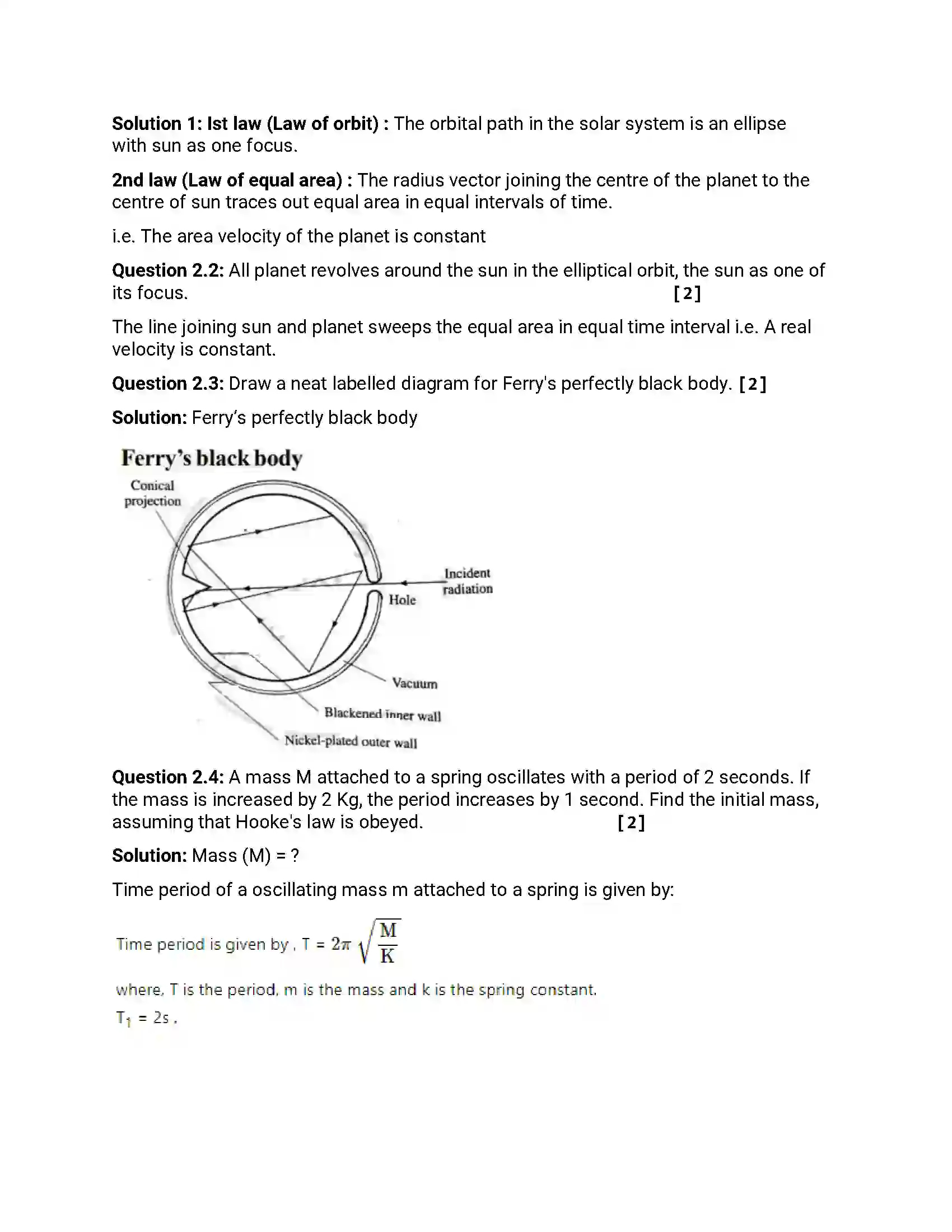 Maharashtra Board Class 12th 2013 Physics - March 2013 Previous Year Paper 4