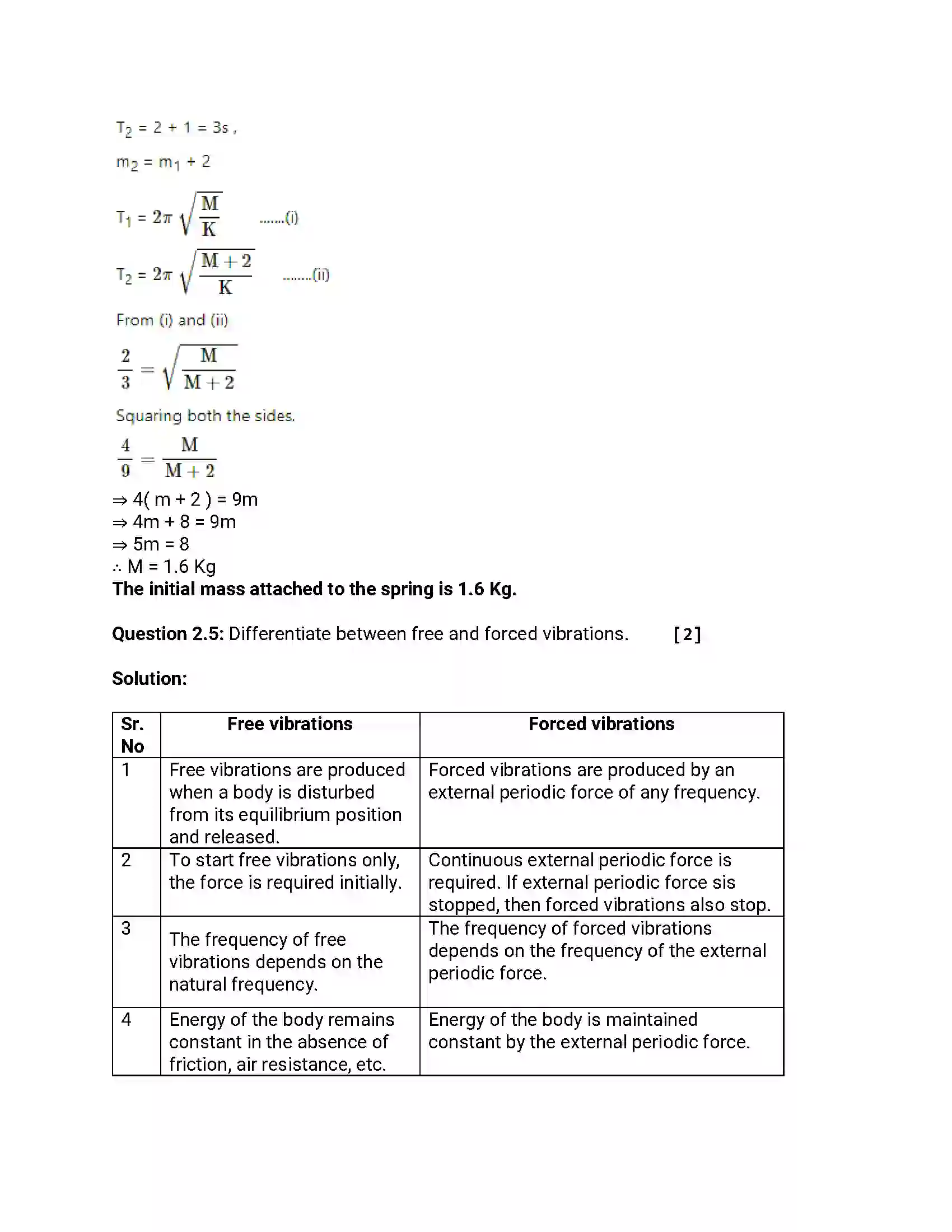 Maharashtra Board Class 12th 2013 Physics - March 2013 Previous Year Paper 5