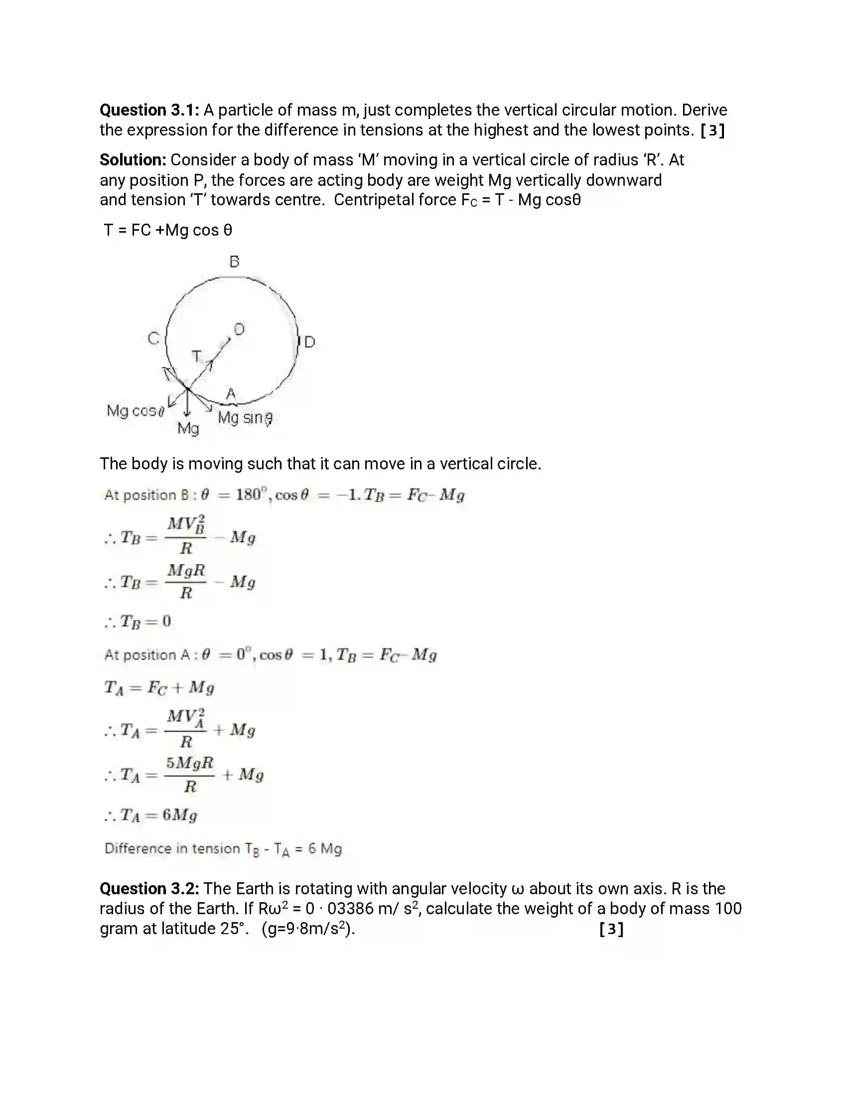 Maharashtra Board Class 12th 2013 Physics - March 2013 Previous Year Paper 8