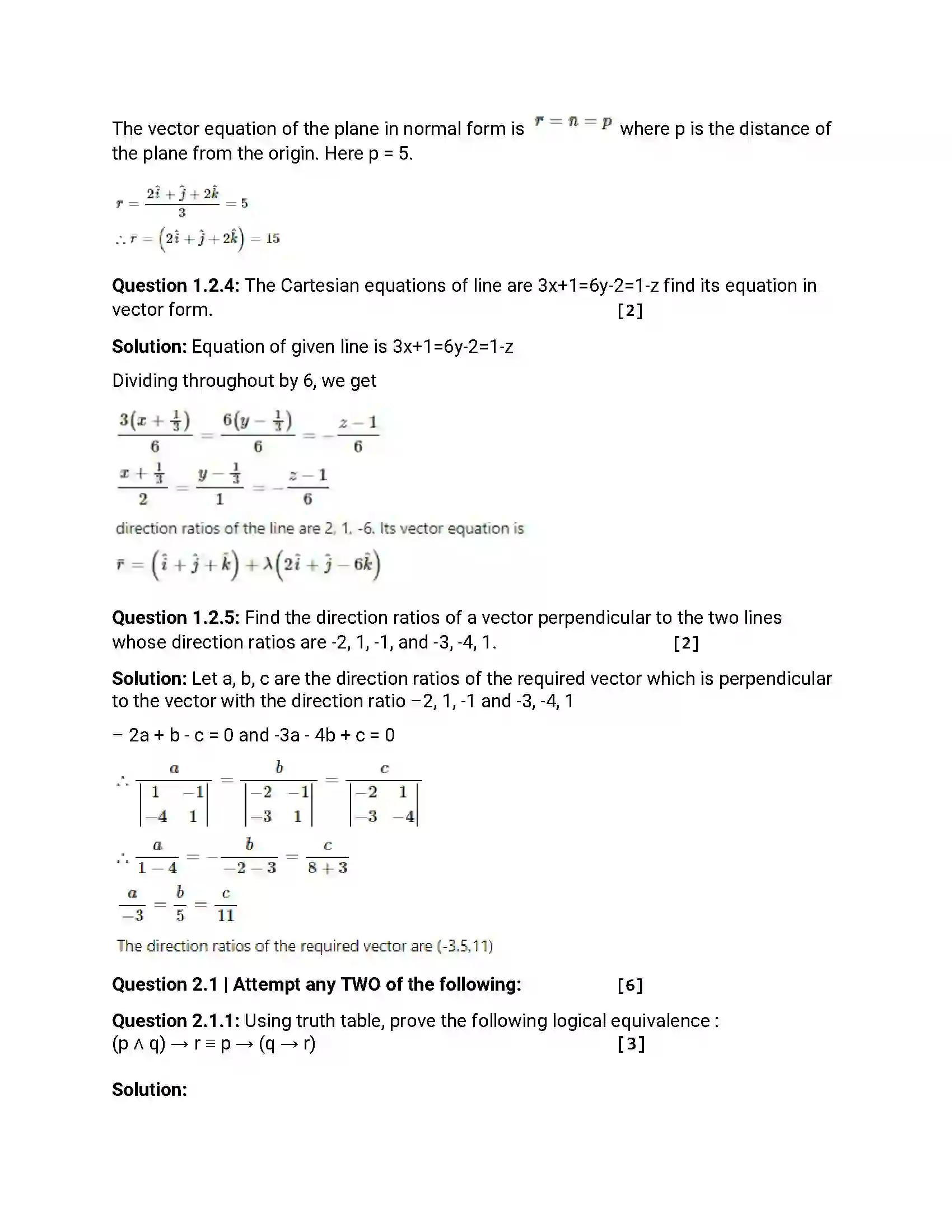 Maharashtra Board Class 12th 2013 Mathematics & Statistics - Oct 2013 Previous Year Paper 4