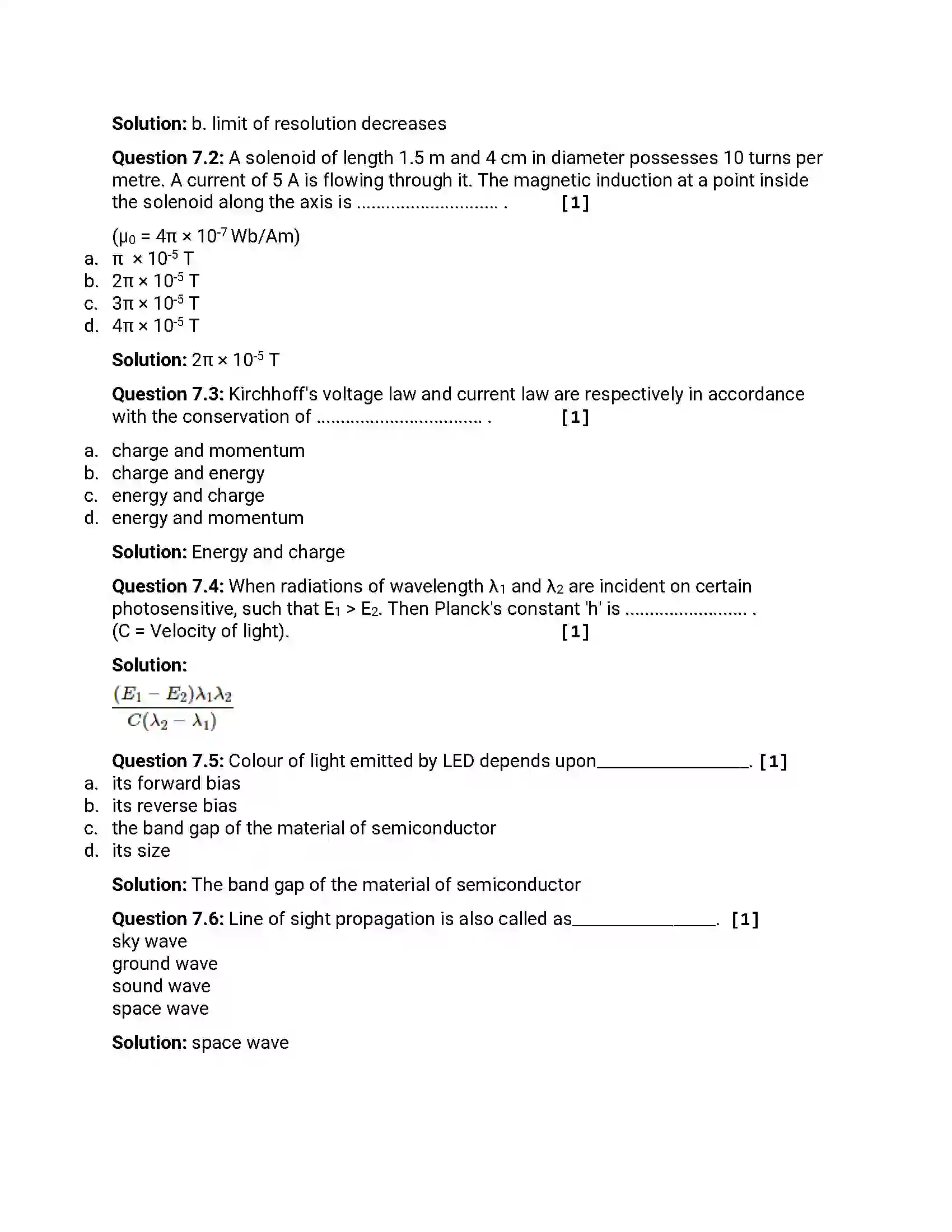 Maharashtra Board Class 12th 2013 Physics - Oct 2013 Previous Year Paper 28