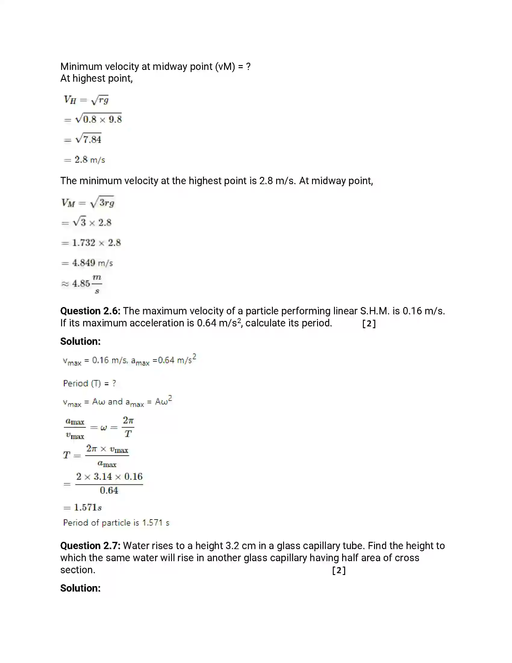 Maharashtra Board Class 12th 2013 Physics - Oct 2013 Previous Year Paper 8