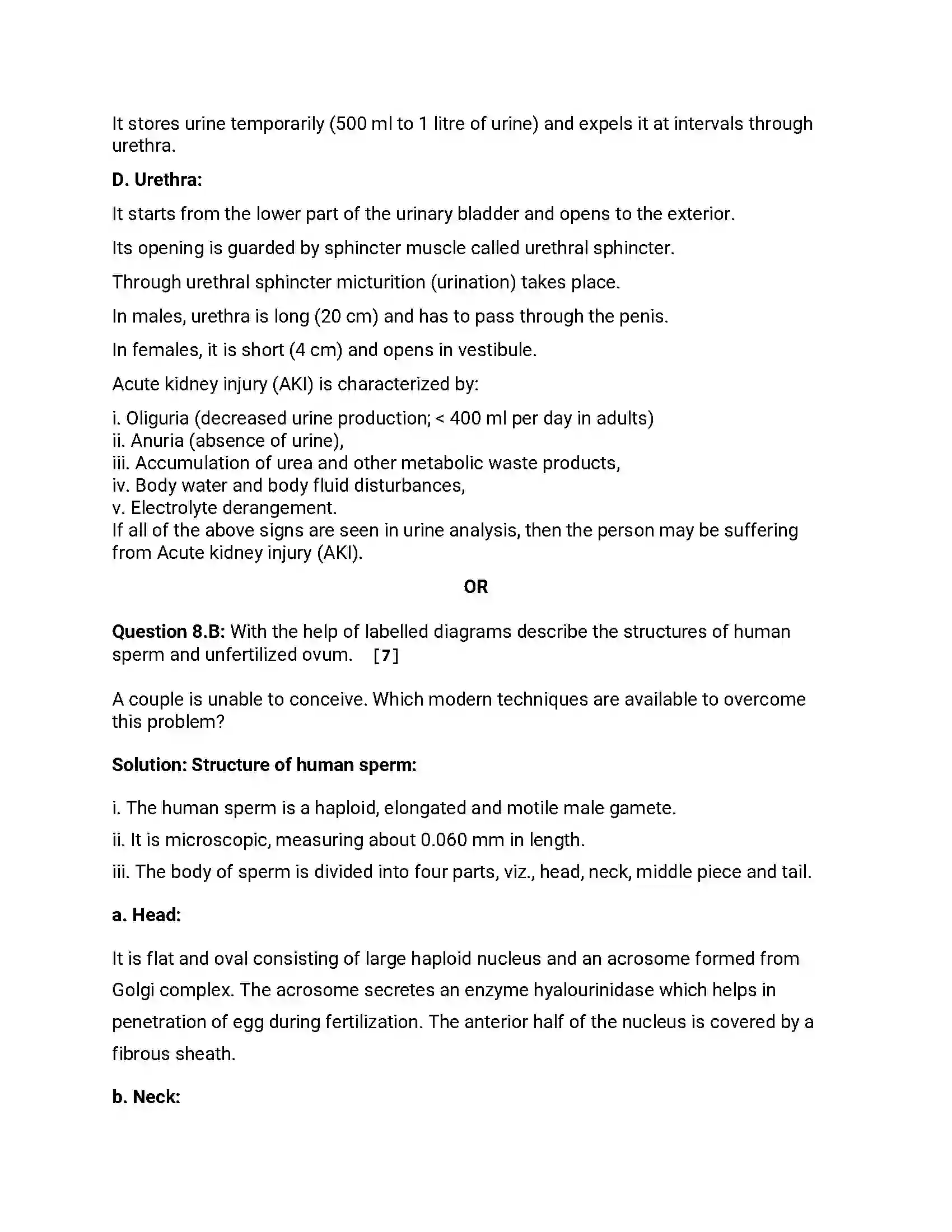 Maharashtra Board Class 12th 2013 Biology - Oct 2013 - Set-1 Previous Year Paper 18