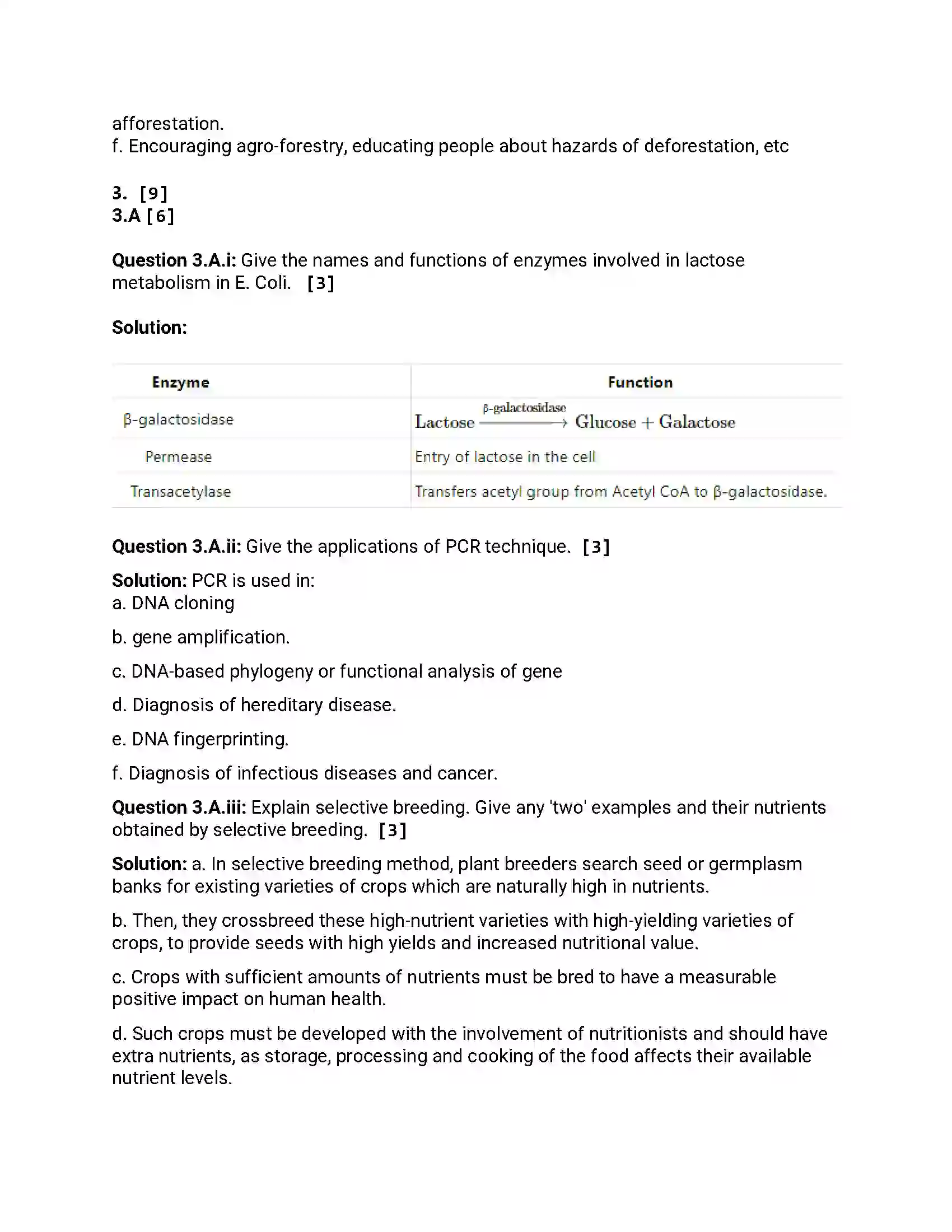 Maharashtra Board Class 12th 2013 Biology - Oct 2013 - Set-1 Previous Year Paper 5