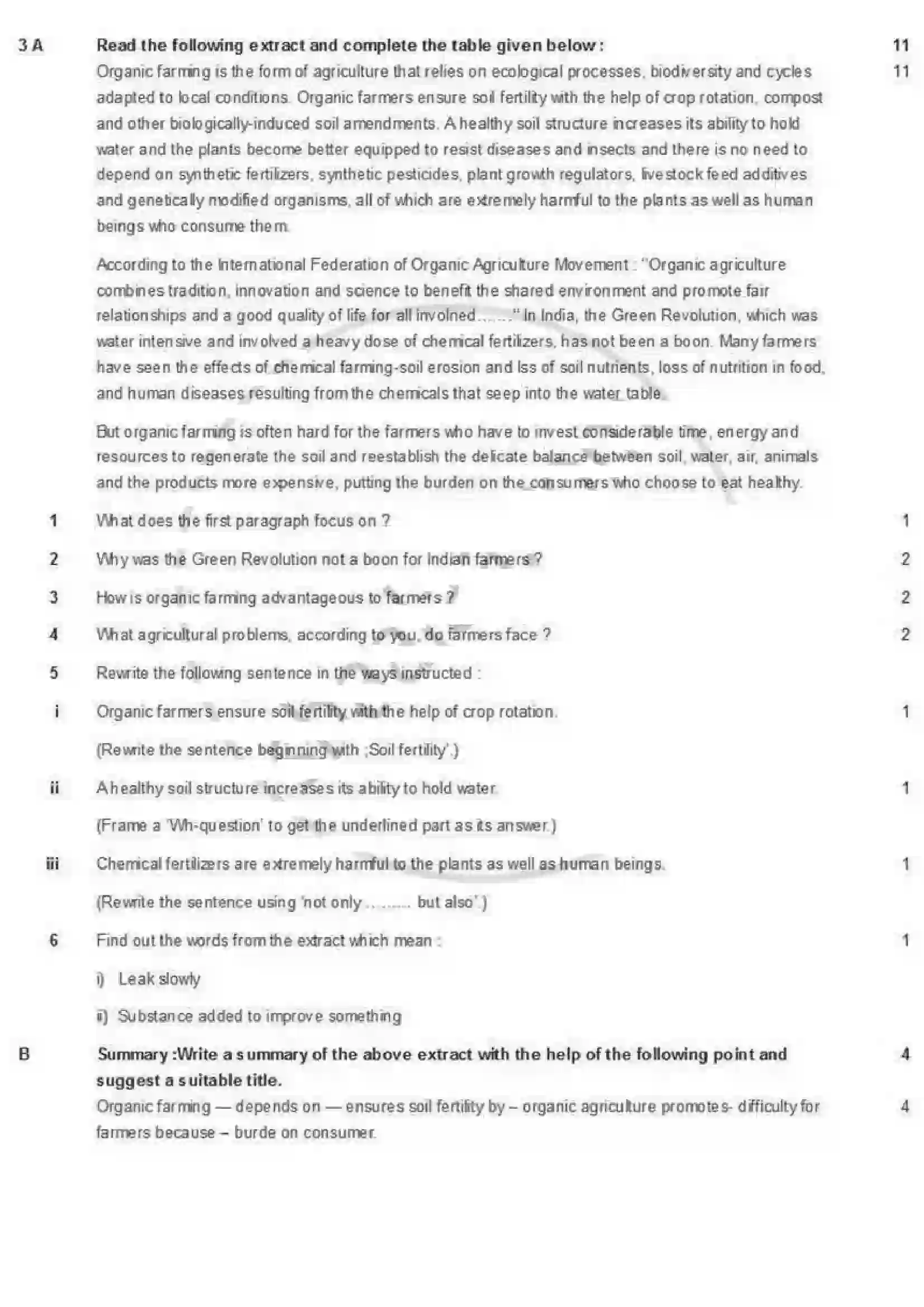 Maharashtra Board Class 12th 2013 English - Oct 2013 - Set-1 Previous Year Paper 4
