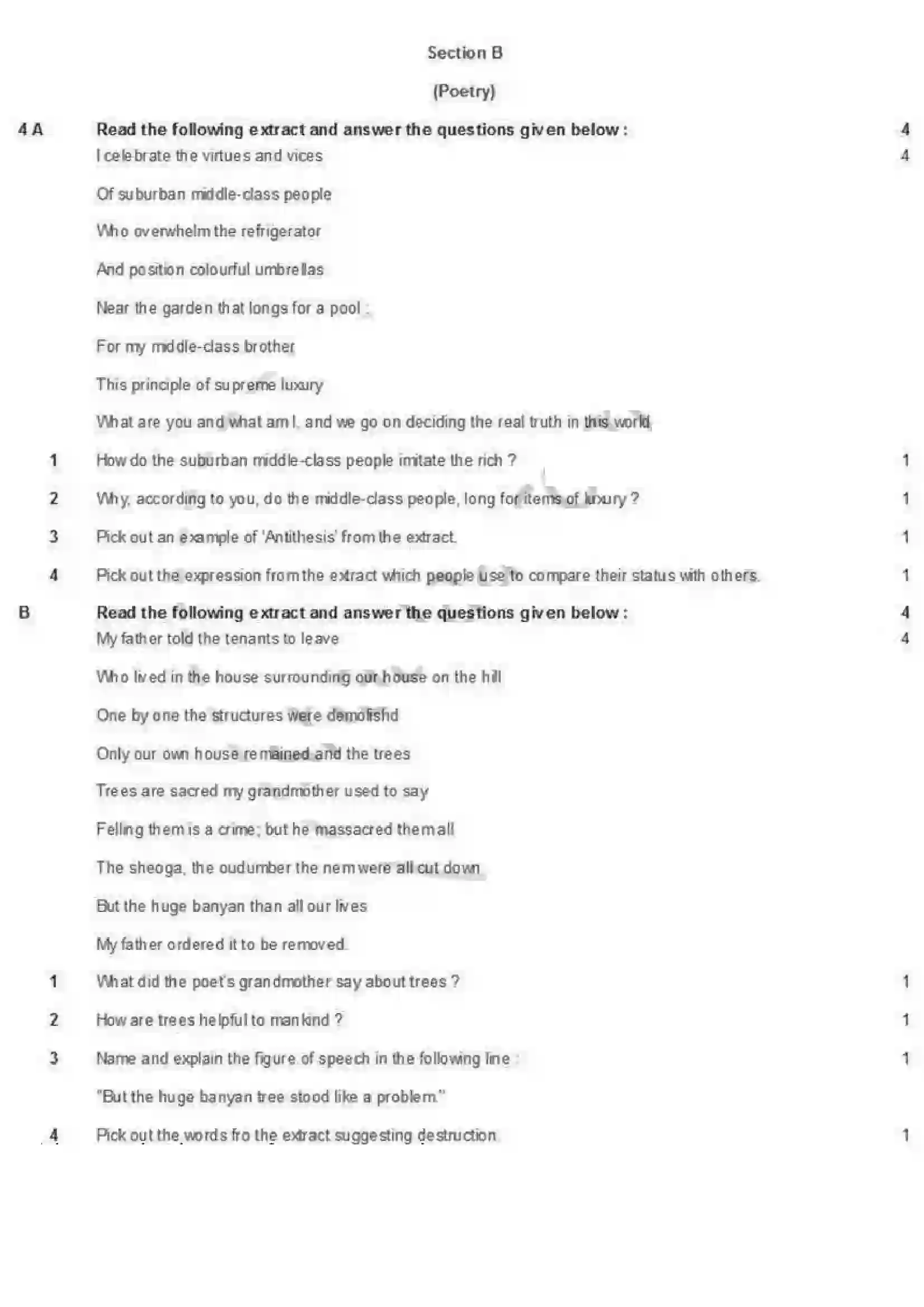 Maharashtra Board Class 12th 2013 English - Oct 2013 - Set-1 Previous Year Paper 5