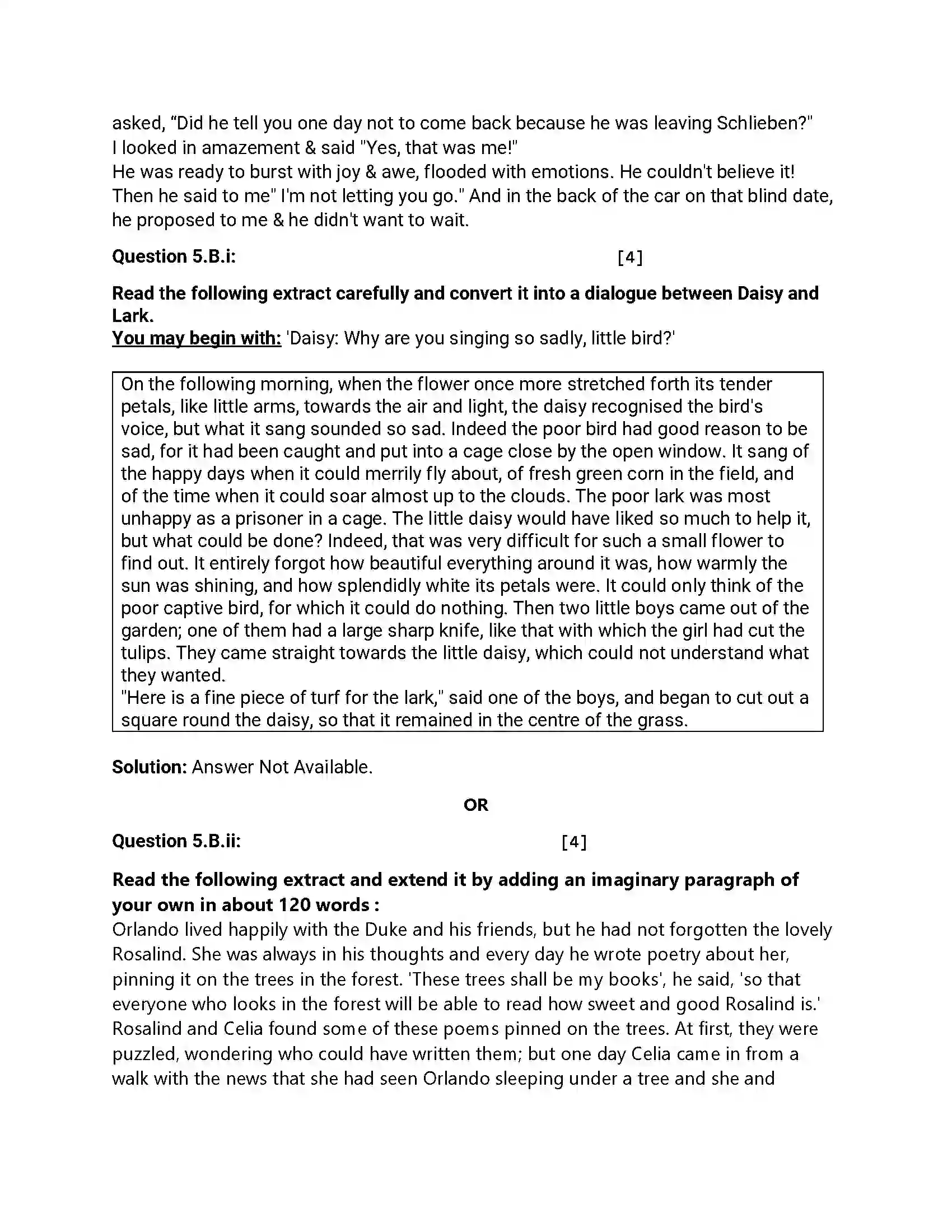 Maharashtra Board Class 12th 2013 English - Oct 2013 - Set-2 Previous Year Paper 10