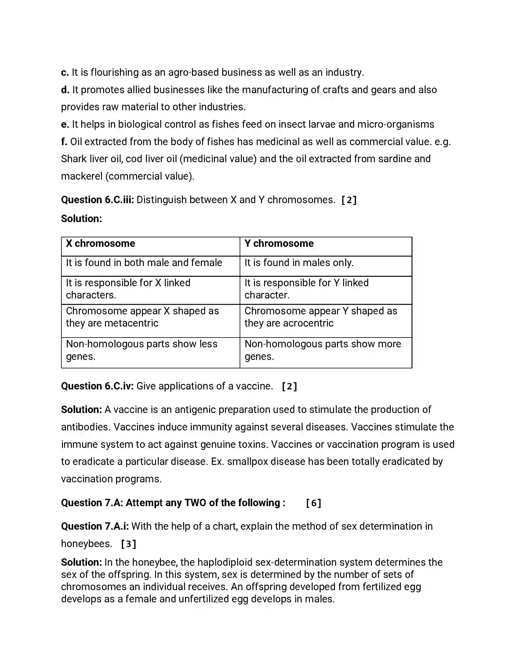 Maharashtra Board Class 12th 2014 Biology - March 2014 Previous Year Paper 13