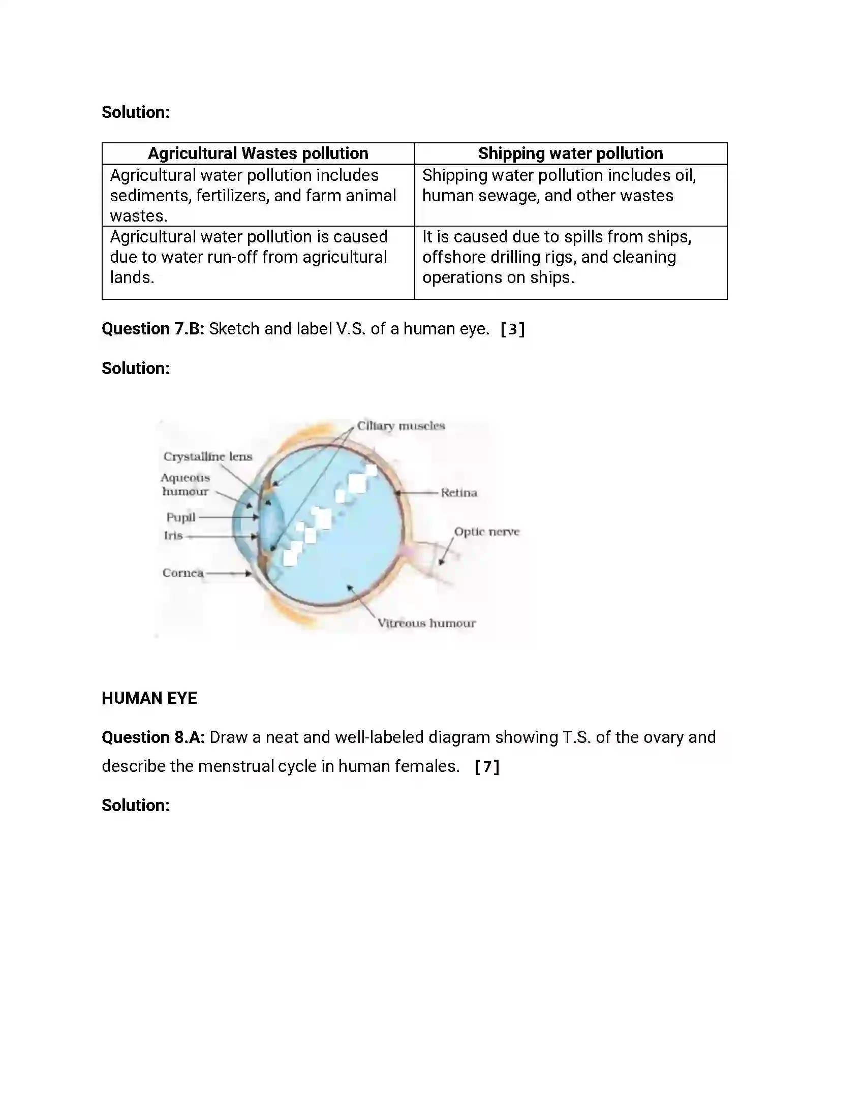 Maharashtra Board Class 12th 2014 Biology - March 2014 Previous Year Paper 16