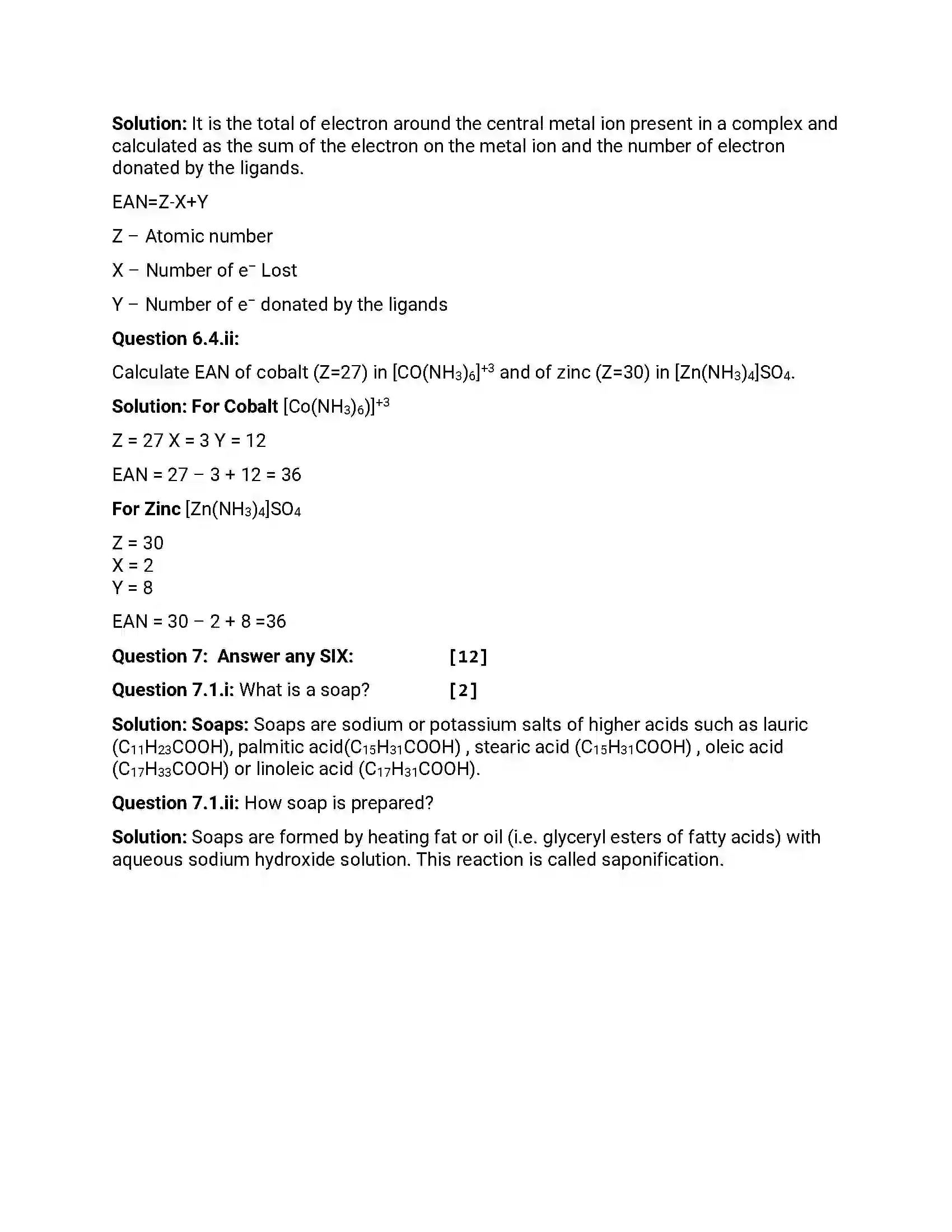 Maharashtra Board Class 12th 2014 Chemistry - March 2014 Previous Year Paper 18