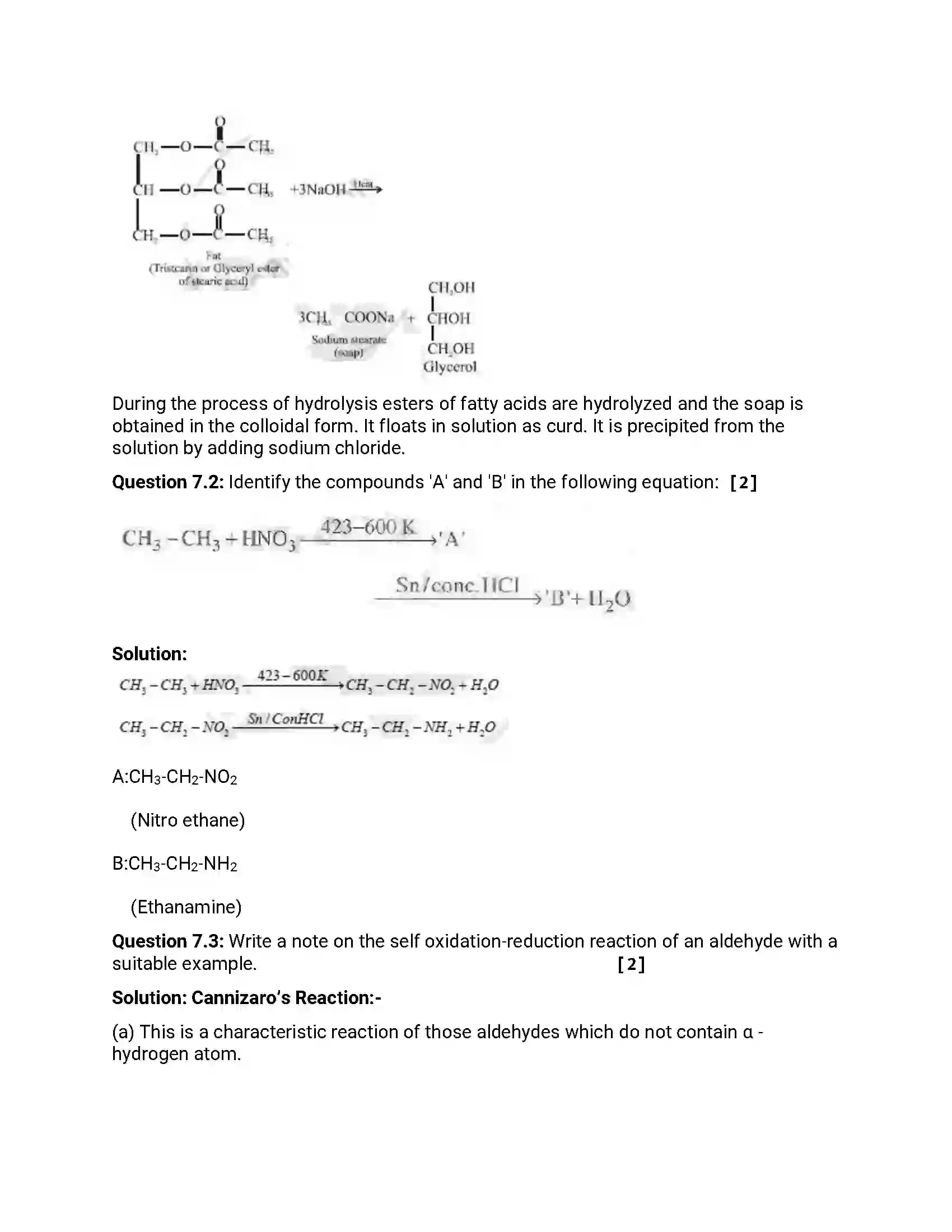 Maharashtra Board Class 12th 2014 Chemistry - March 2014 Previous Year Paper 19