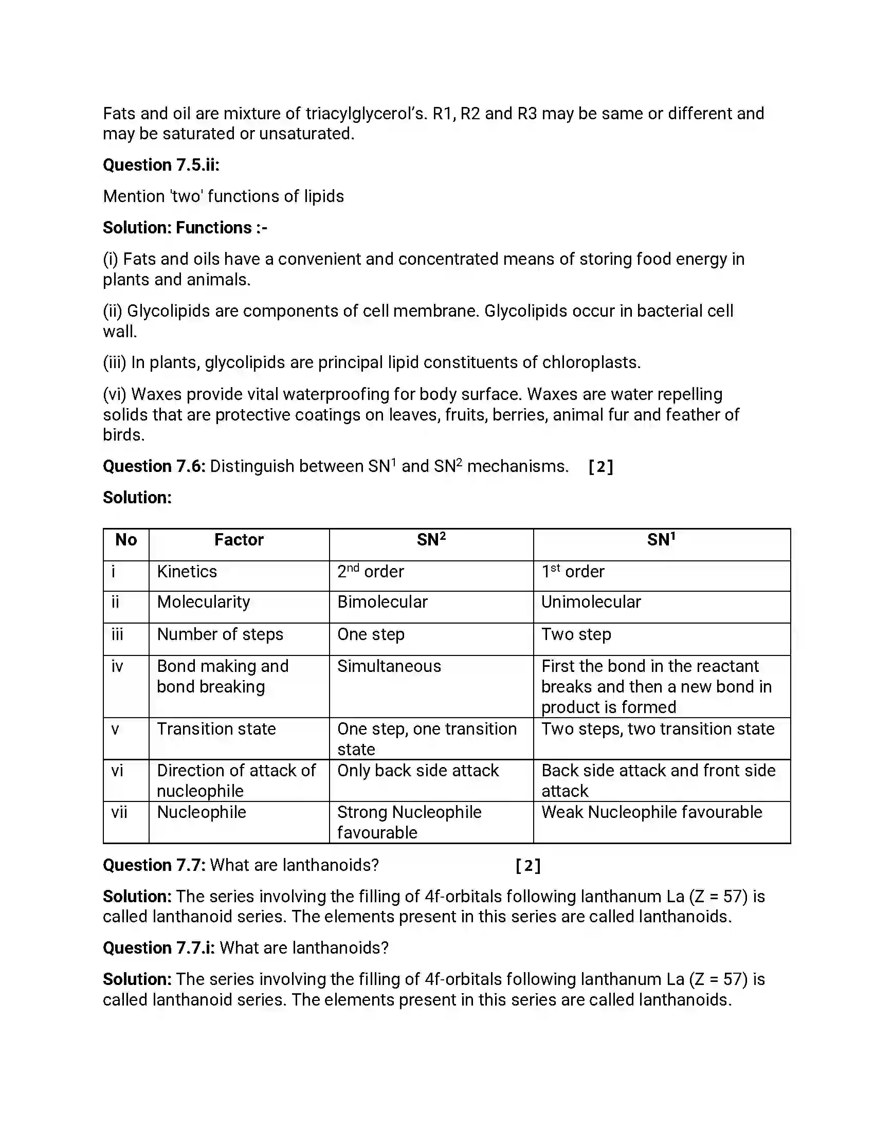 Maharashtra Board Class 12th 2014 Chemistry - March 2014 Previous Year Paper 21