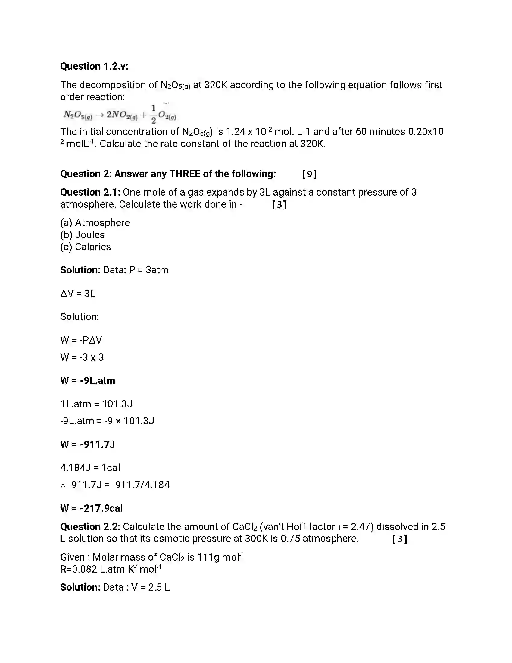 Maharashtra Board Class 12th 2014 Chemistry - March 2014 Previous Year Paper 4