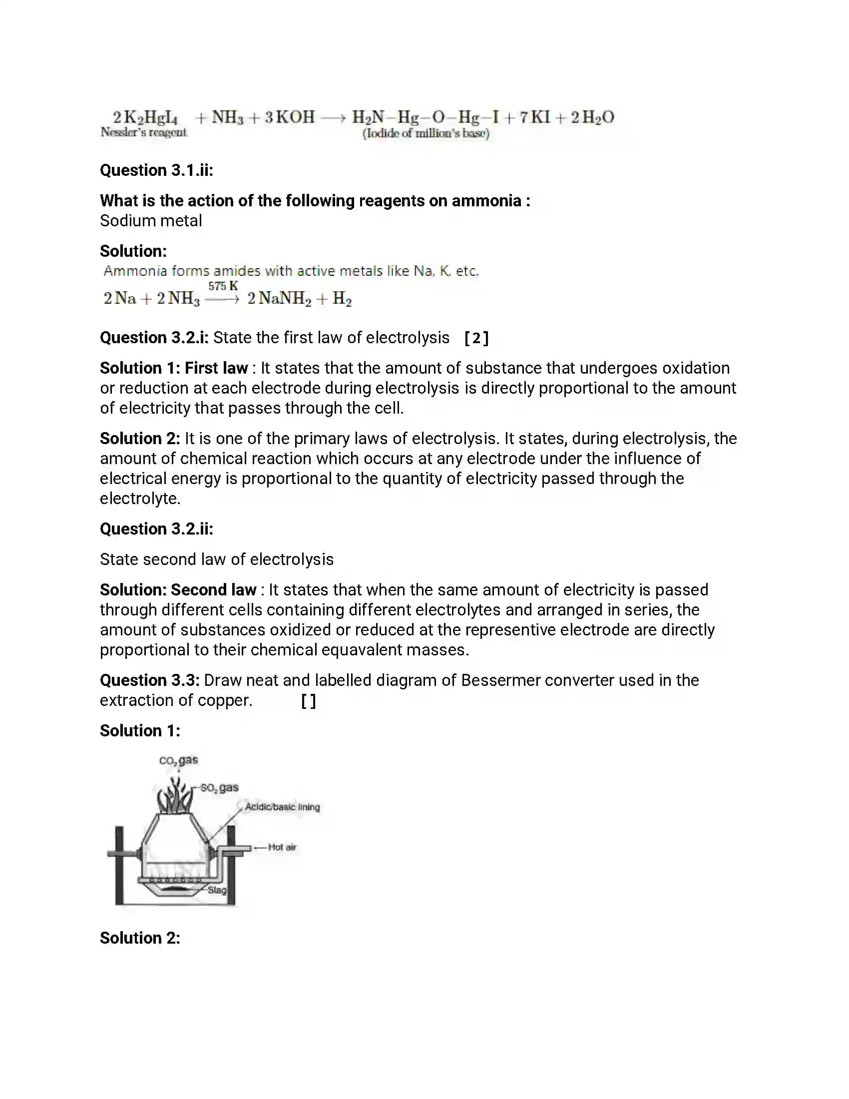 Maharashtra Board Class 12th 2014 Chemistry - March 2014 Previous Year Paper 7