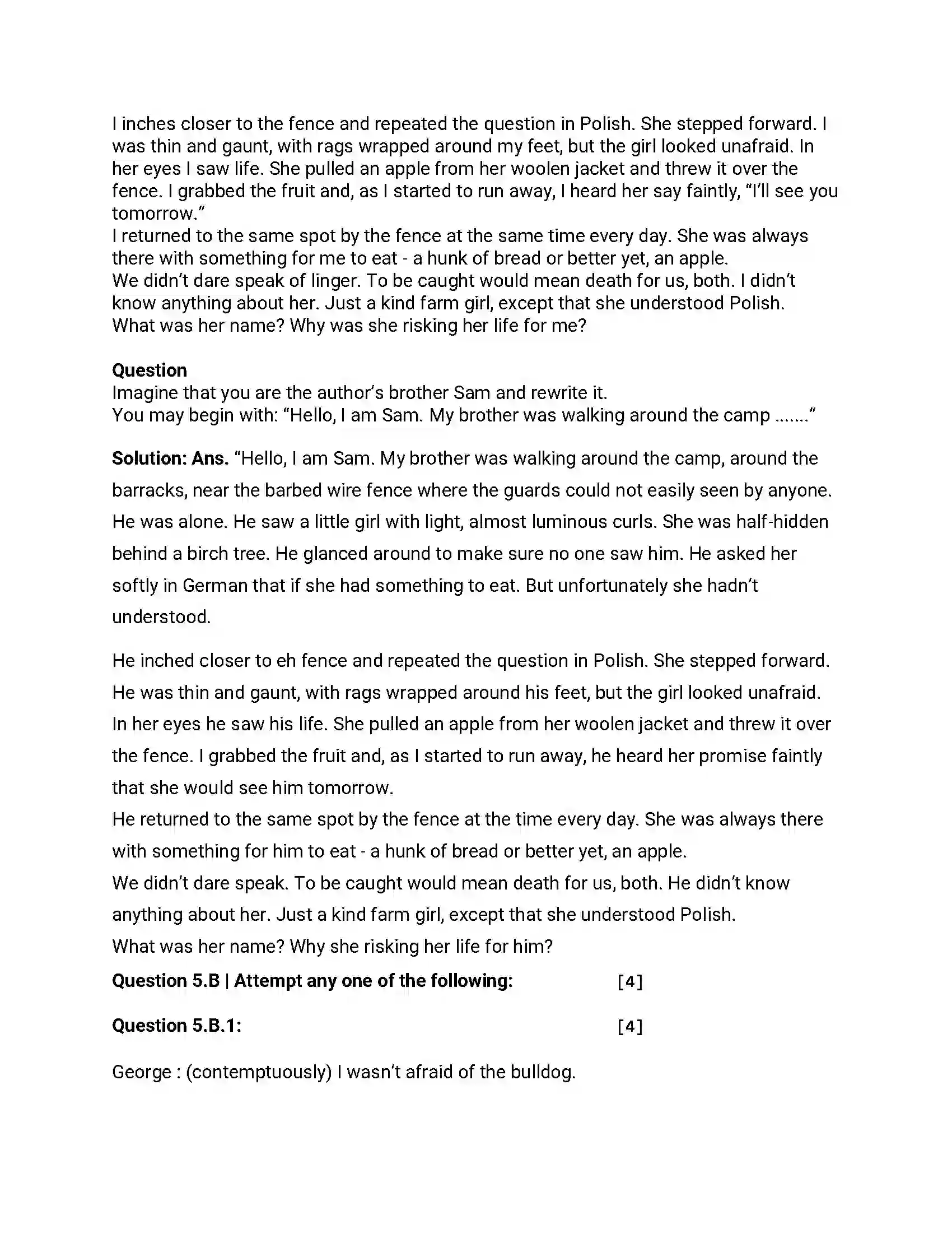 Maharashtra Board Class 12th 2014 English - March 2014 Previous Year Paper 10