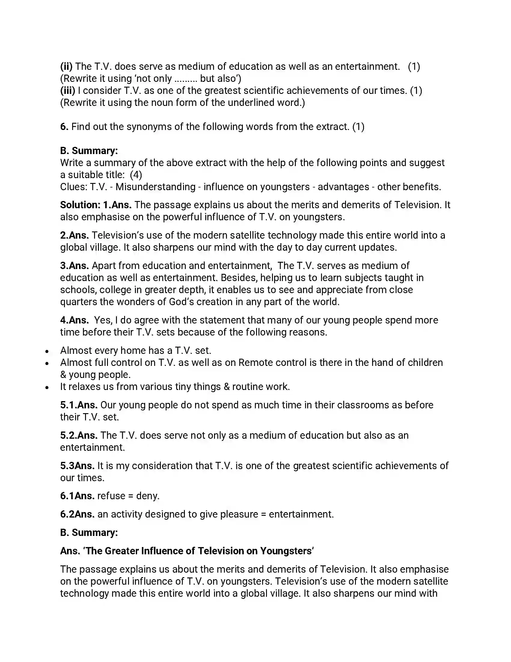 Maharashtra Board Class 12th 2014 English - March 2014 Previous Year Paper 7