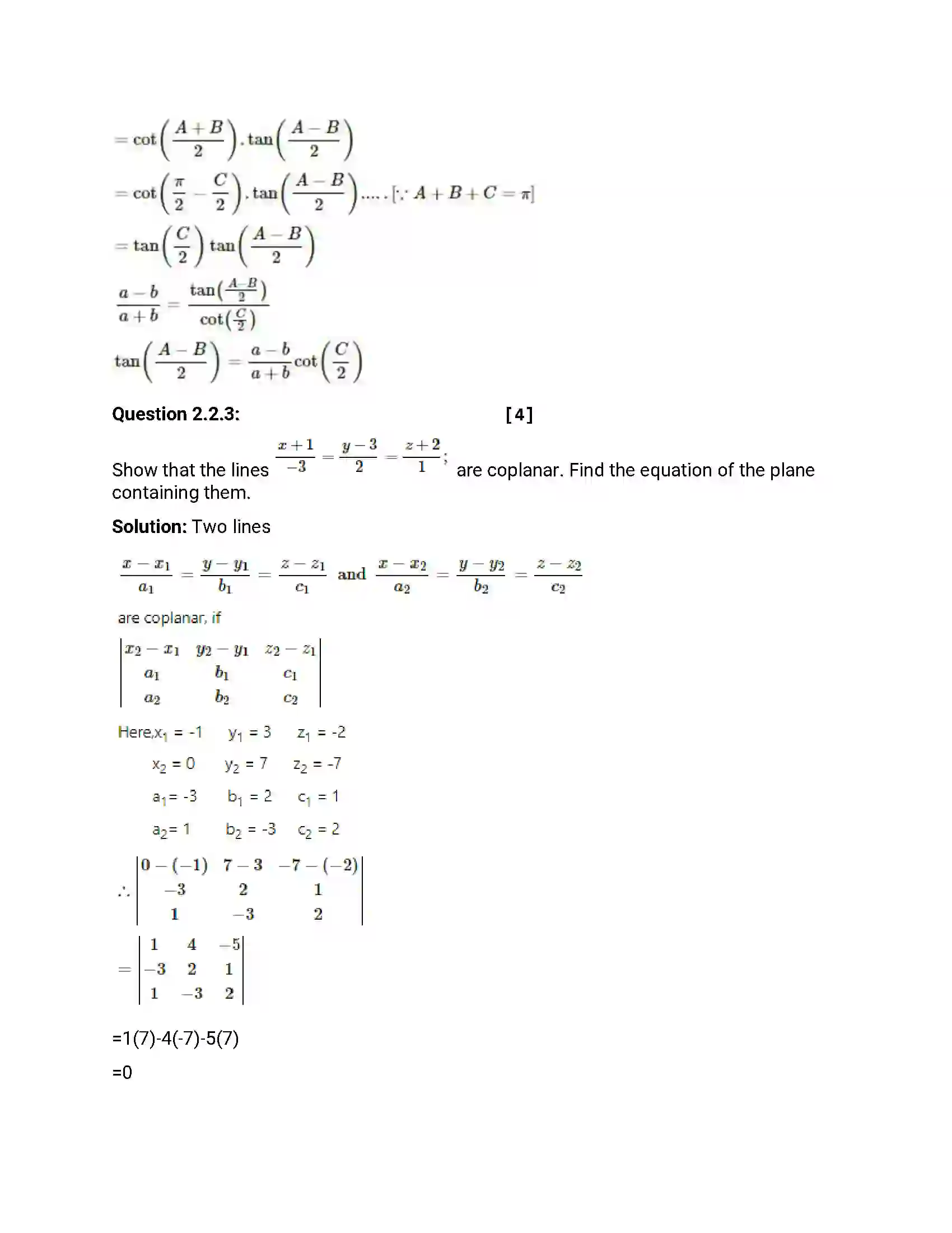 Maharashtra Board Class 12th 2014 Mathematics & Statistics - Oct 2014 Previous Year Paper 10